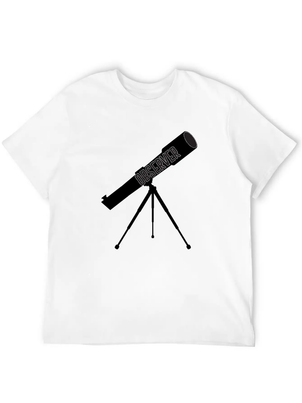 Telescope Space Love Astronomy Science Nerd Breathable Soft Cotton T-Shirt – Timeless Casual Look