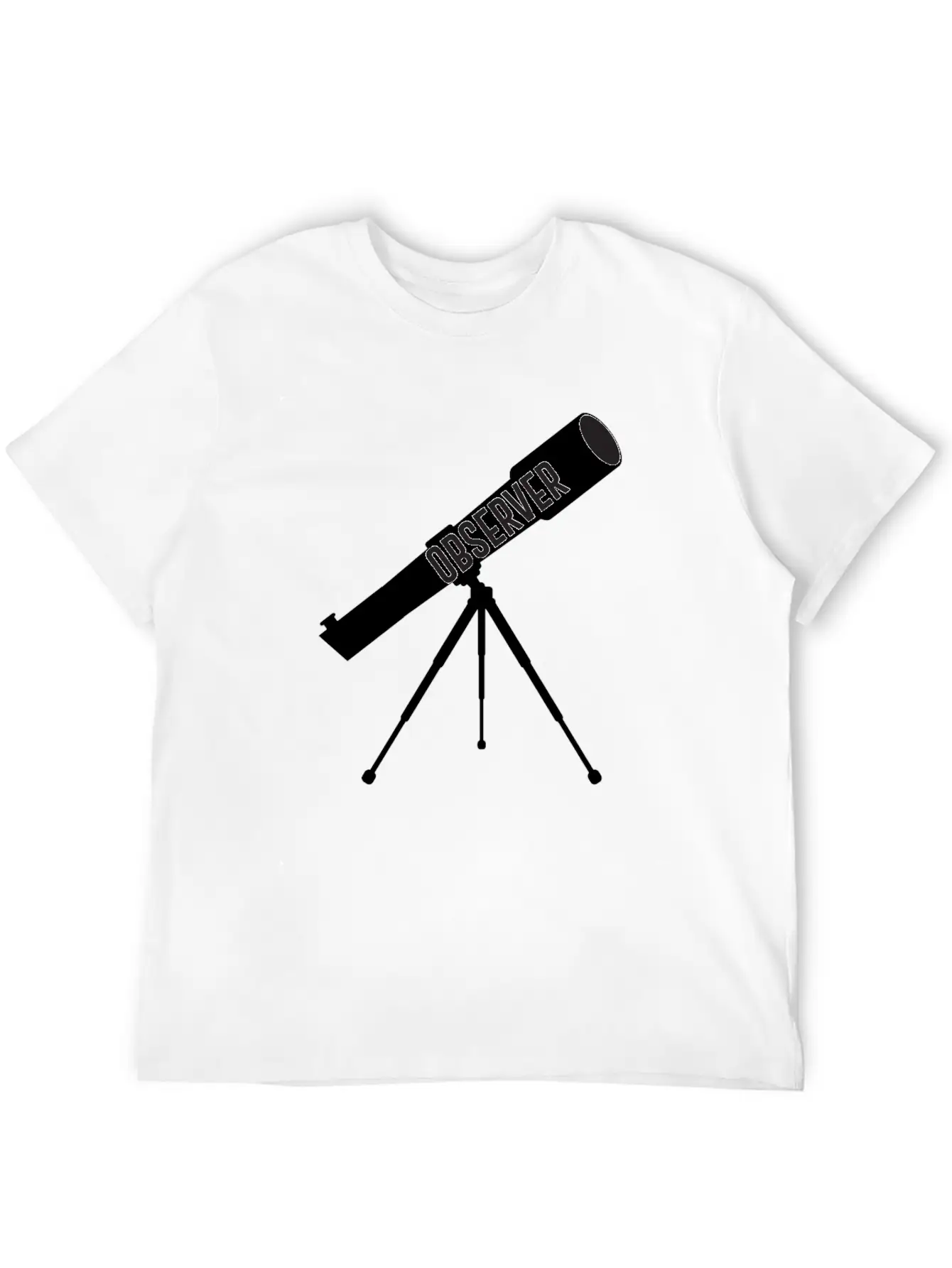 Telescope Space Love Astronomy Science Nerd Breathable Soft Cotton T-Shirt – Timeless Casual Look