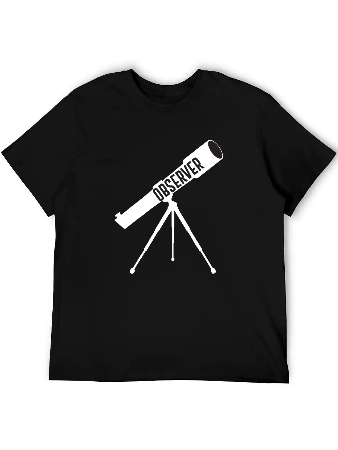 Telescope Space Love Astronomy Science Nerd Breathable Soft Cotton T-Shirt – Timeless Casual Look