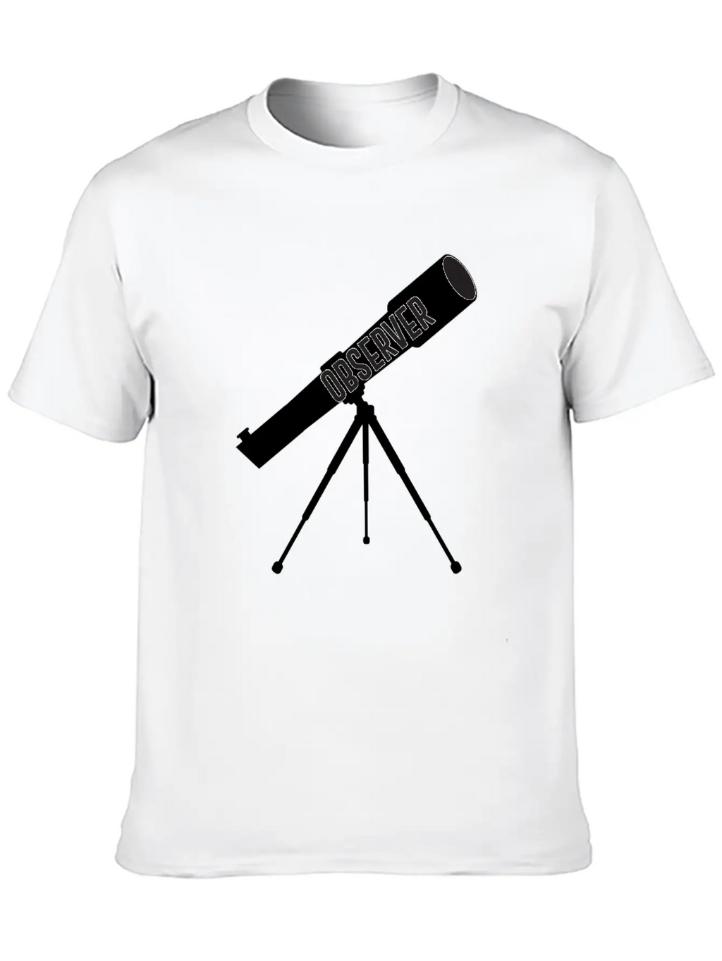 Telescope Space Love Astronomy Science Nerd Breathable Soft Cotton T-Shirt – Timeless Casual Look