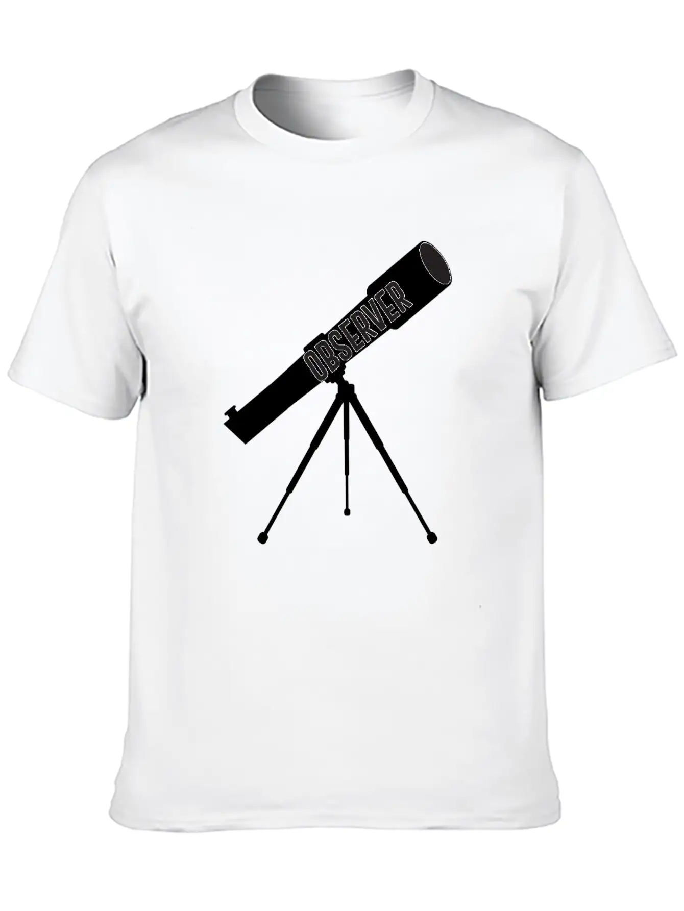 Telescope Space Love Astronomy Science Nerd Breathable Soft Cotton T-Shirt – Timeless Casual Look