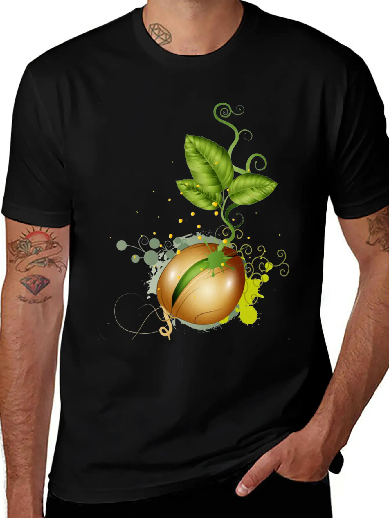 Tender Seed Germinates In The Earth Unisex Casual T-Shirt – Clean Design For Daily Comfort