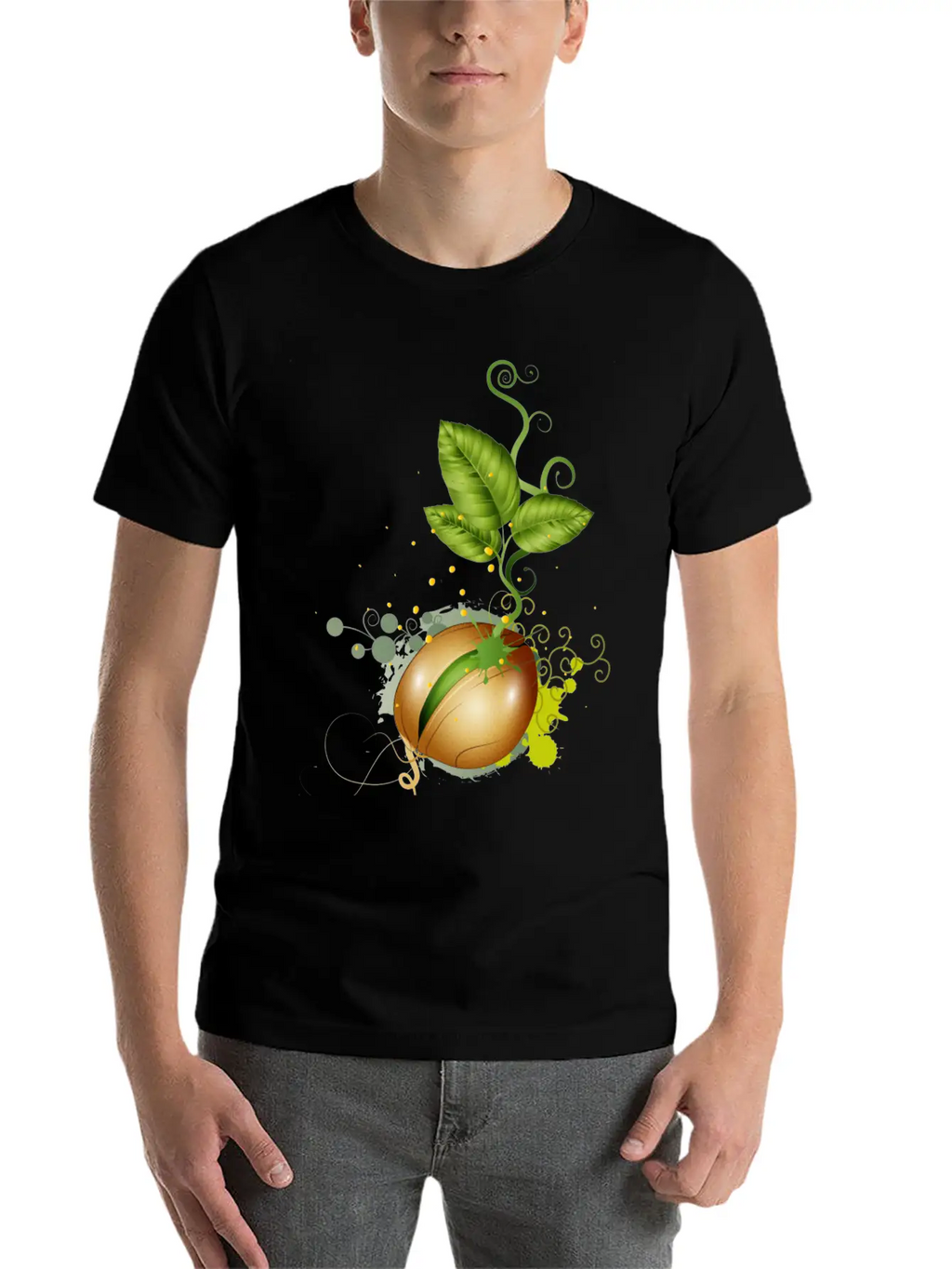 Tender Seed Germinates In The Earth Unisex Casual T-Shirt – Clean Design For Daily Comfort
