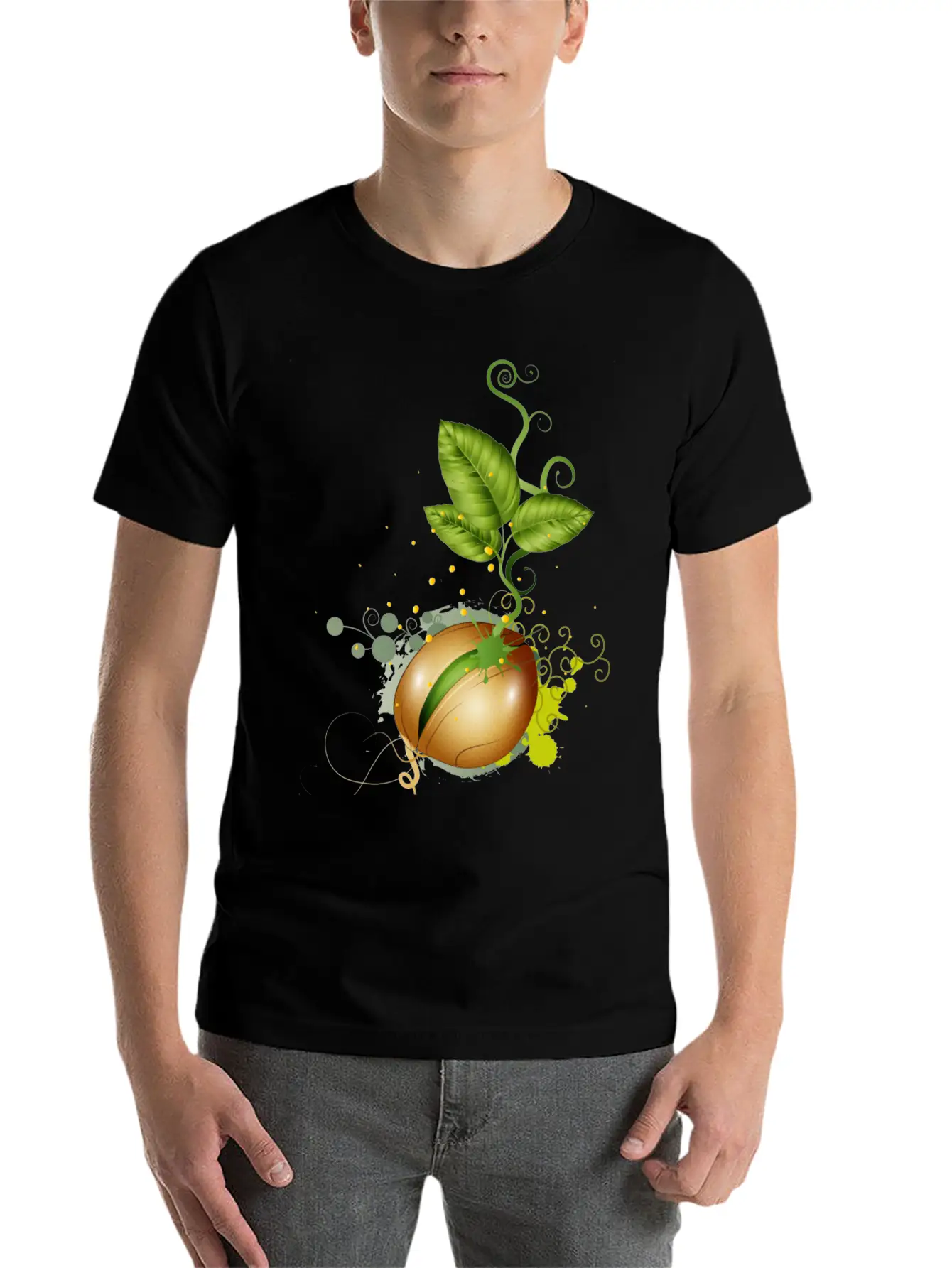Tender Seed Germinates In The Earth Unisex Casual T-Shirt – Clean Design For Daily Comfort