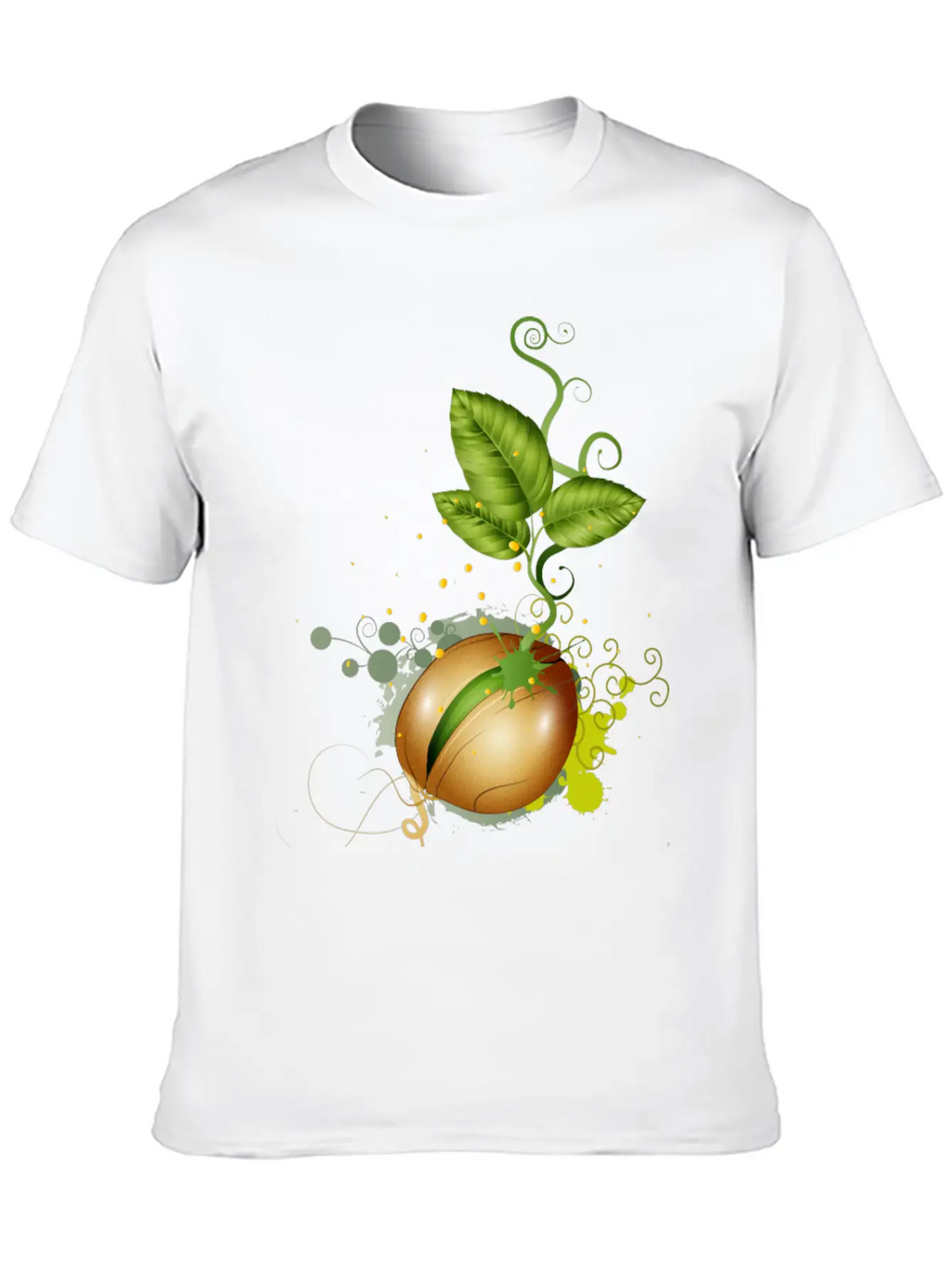 Tender Seed Germinates In The Earth Unisex Casual T-Shirt – Clean Design For Daily Comfort