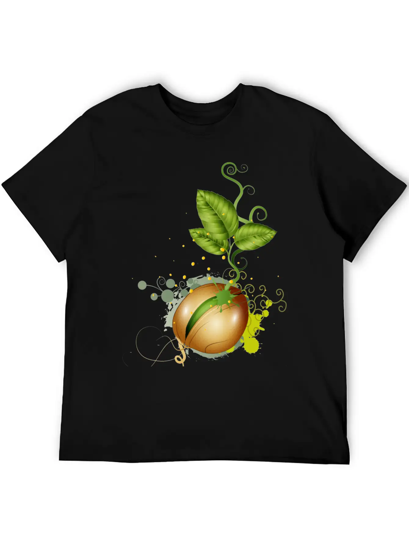 Tender Seed Germinates In The Earth Unisex Casual T-Shirt – Clean Design For Daily Comfort