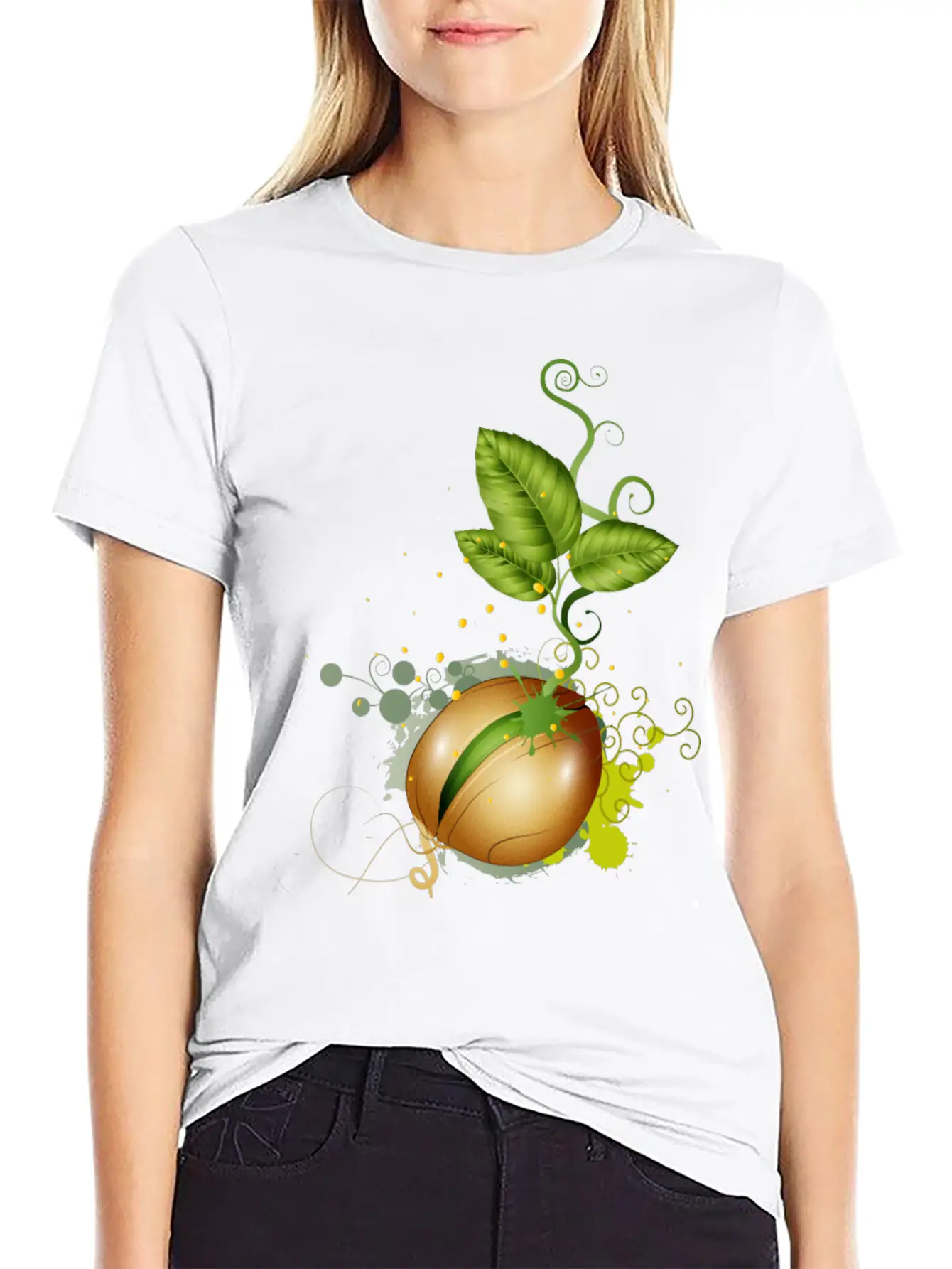 Tender Seed Germinates In The Earth Unisex Casual T-Shirt – Clean Design For Daily Comfort