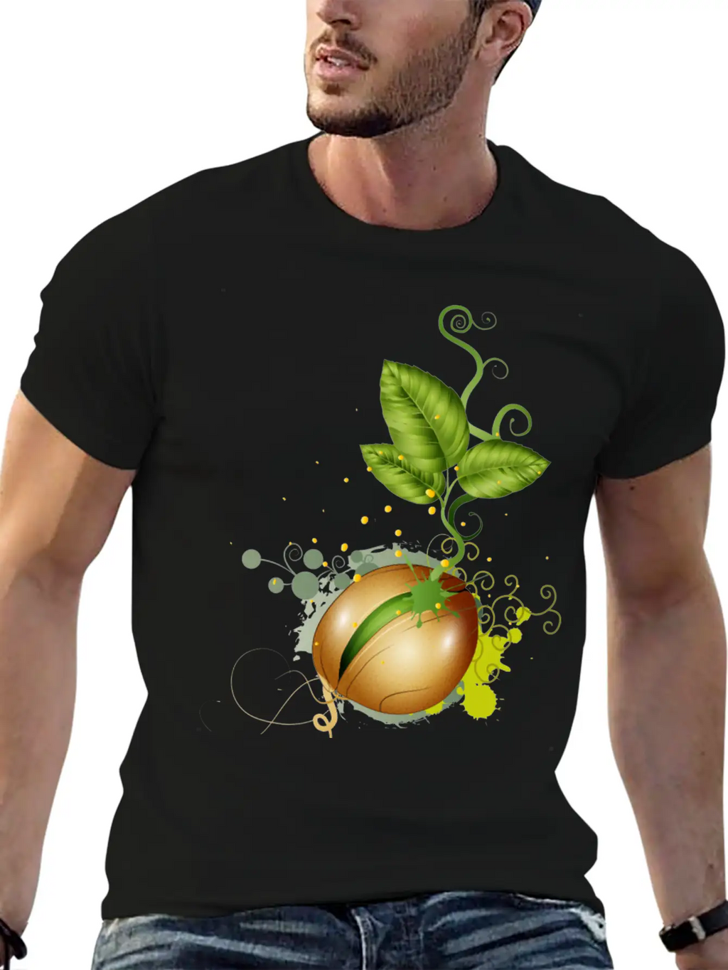 Tender Seed Germinates In The Earth Unisex Casual T-Shirt – Clean Design For Daily Comfort
