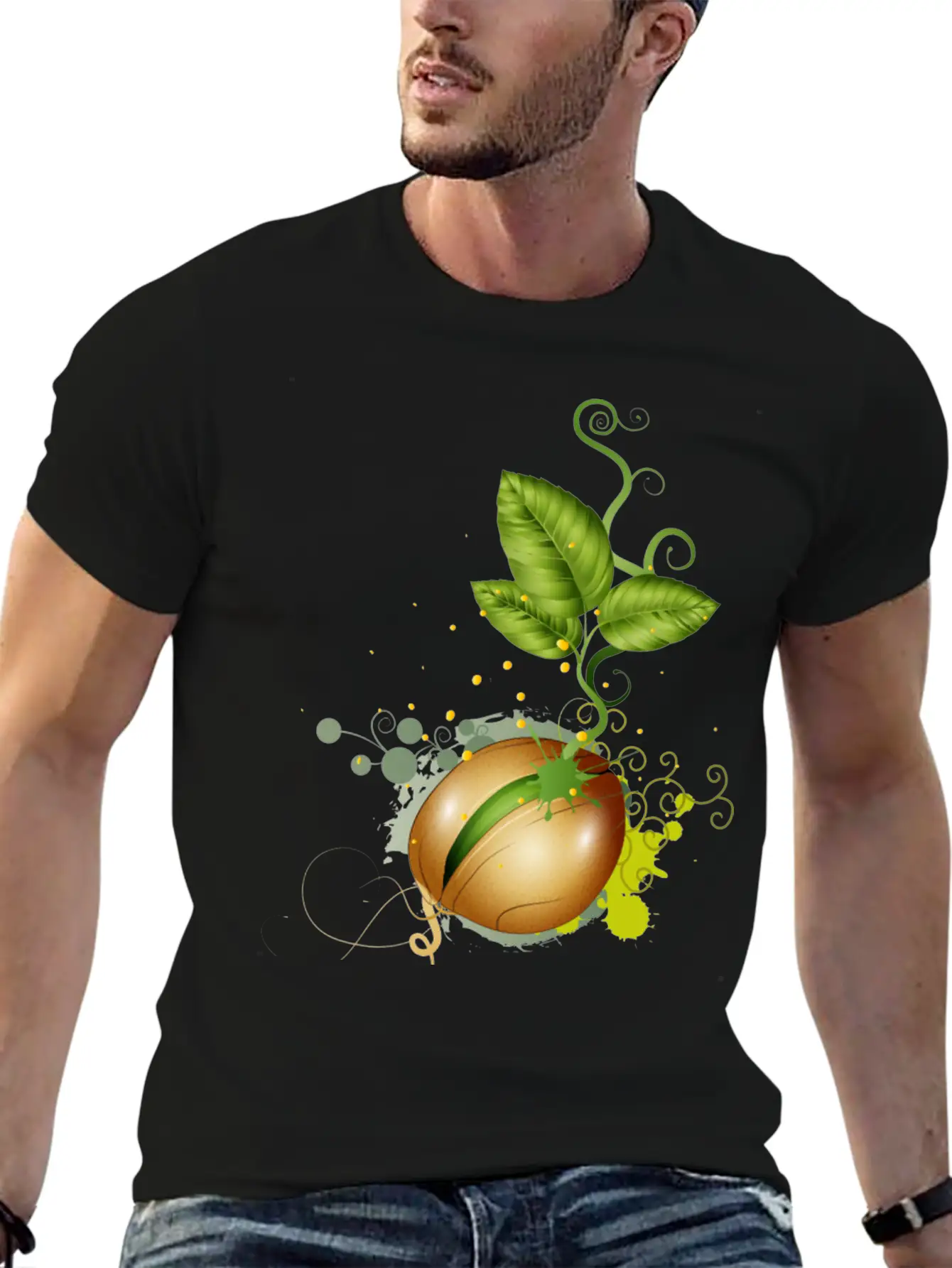 Tender Seed Germinates In The Earth Unisex Casual T-Shirt – Clean Design For Daily Comfort