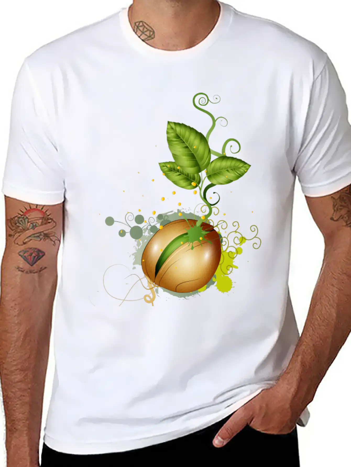 Tender Seed Germinates In The Earth Unisex Casual T-Shirt – Clean Design For Daily Comfort