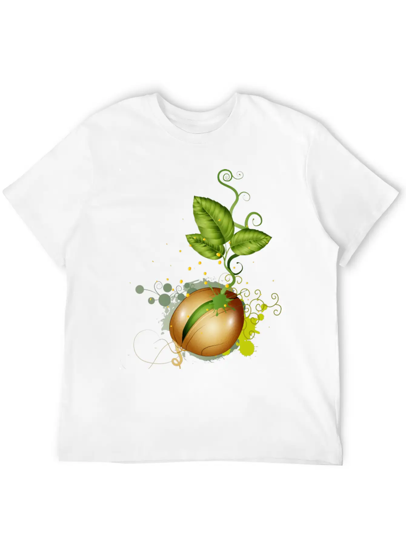 Tender Seed Germinates In The Earth Unisex Casual T-Shirt – Clean Design For Daily Comfort