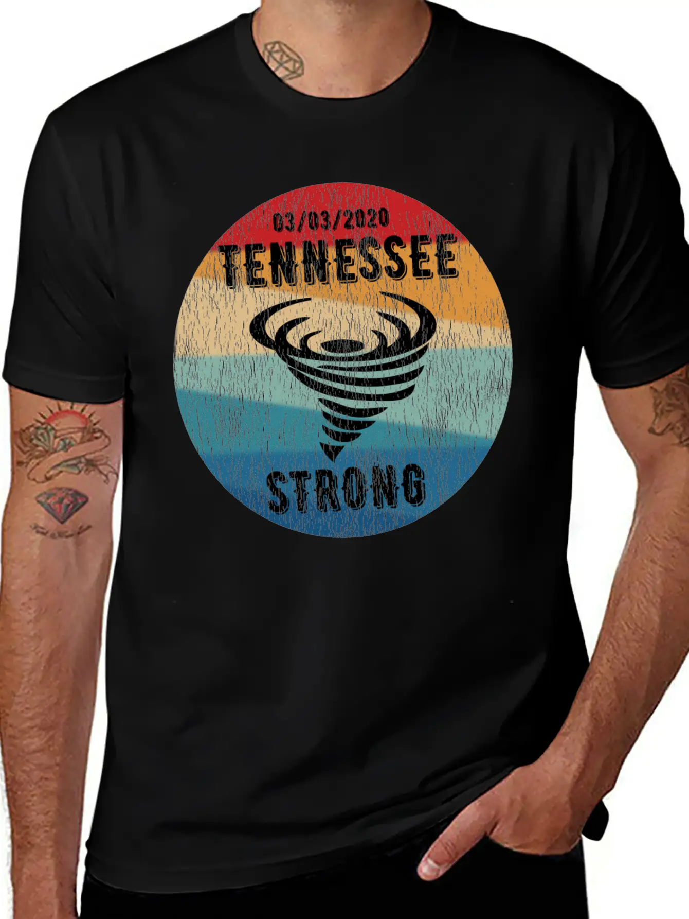 Tennessee Strong Casual Graphic T-Shirt – Simple And Comfortable Daily Wear
