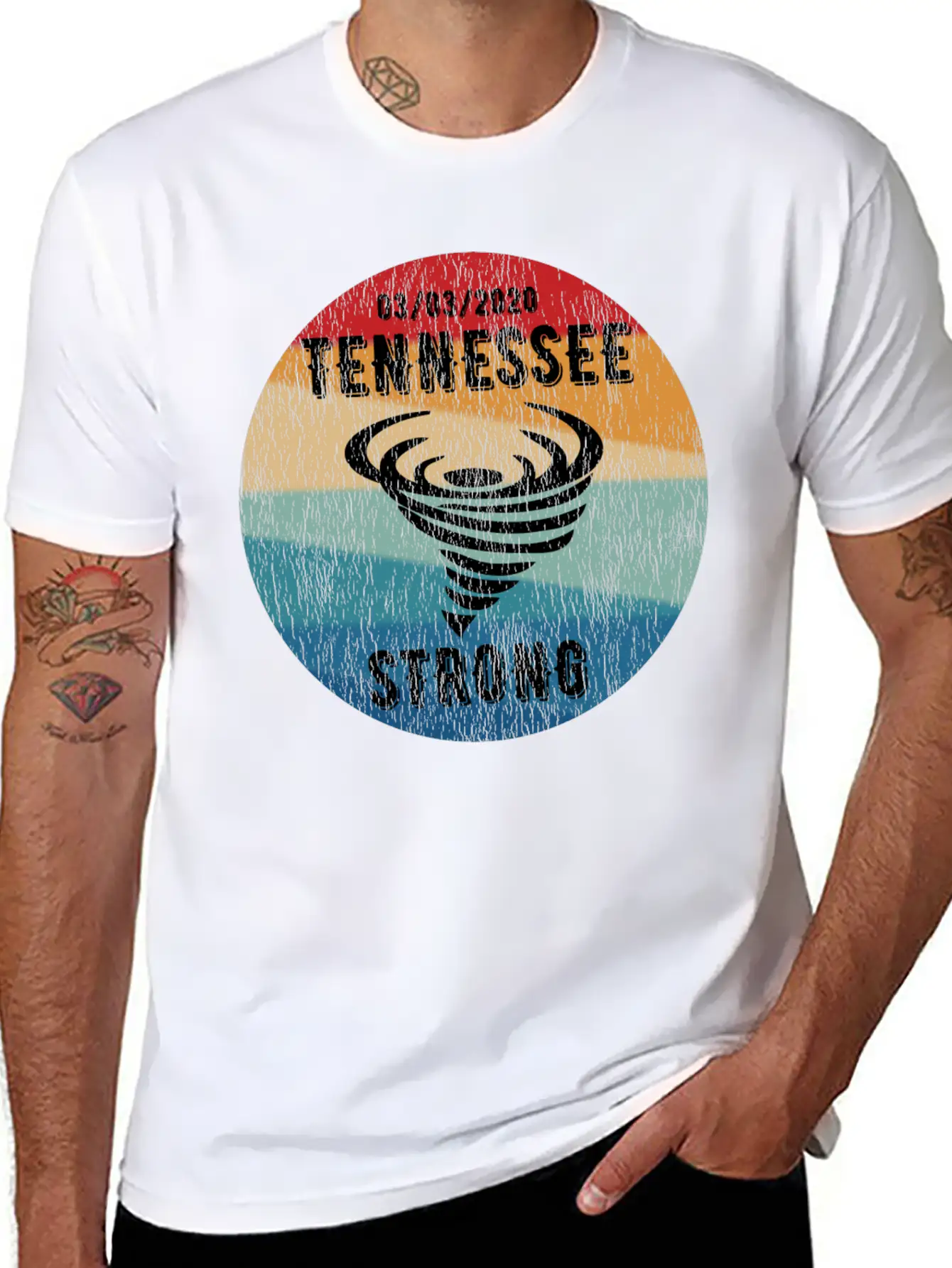 Tennessee Strong Casual Graphic T-Shirt – Simple And Comfortable Daily Wear