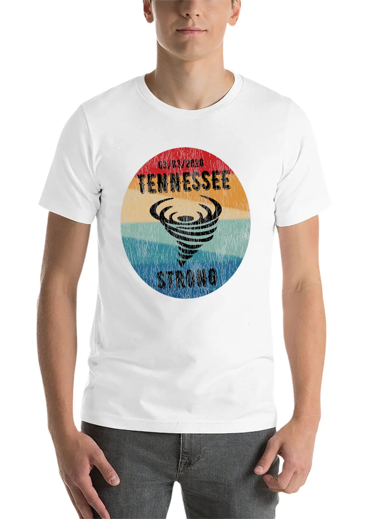 Tennessee Strong Casual Graphic T-Shirt – Simple And Comfortable Daily Wear