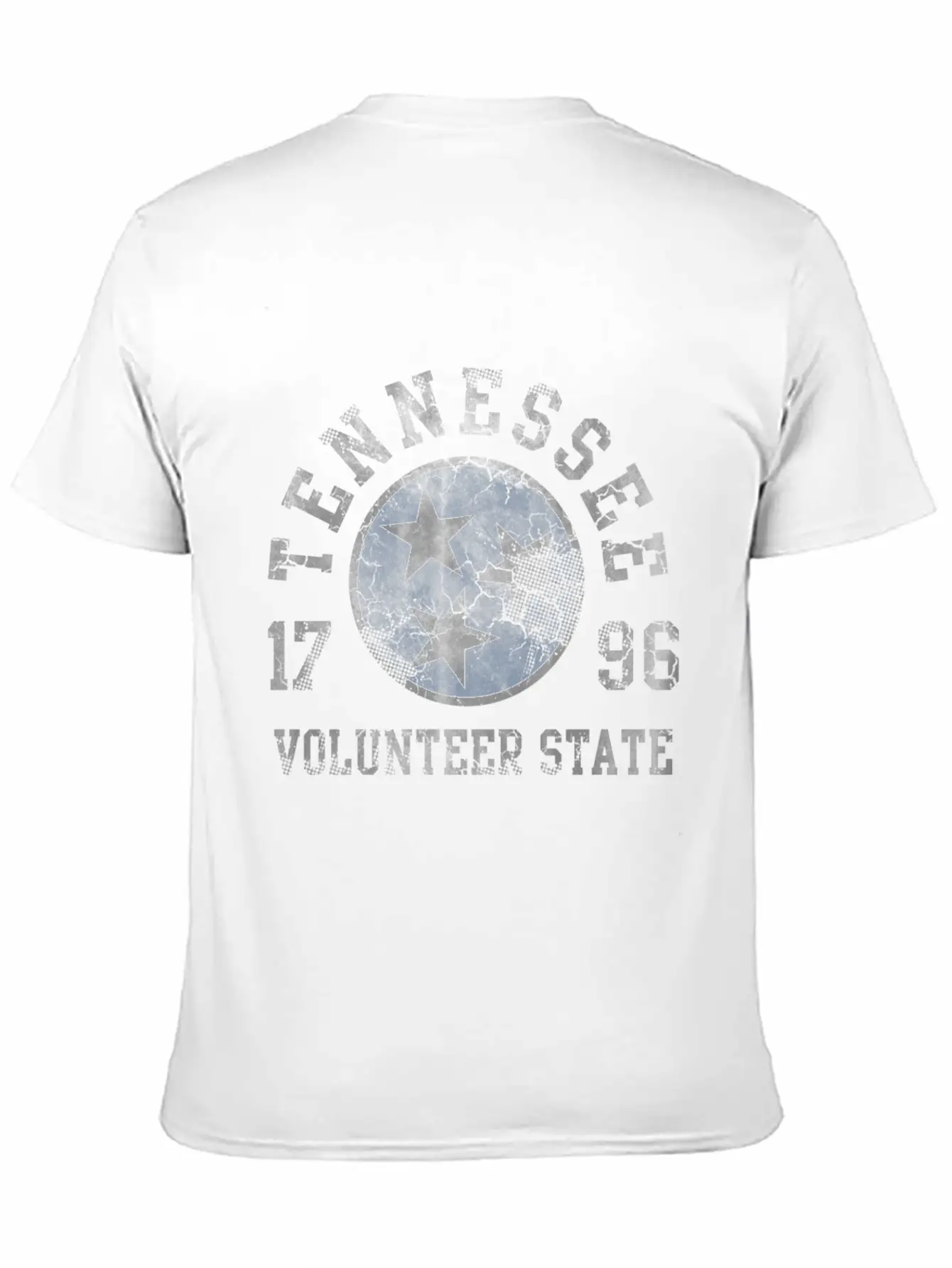 Tennessee Volunteer State Flag Fade Unisex Casual T-Shirt – Clean Design For Daily Comfort