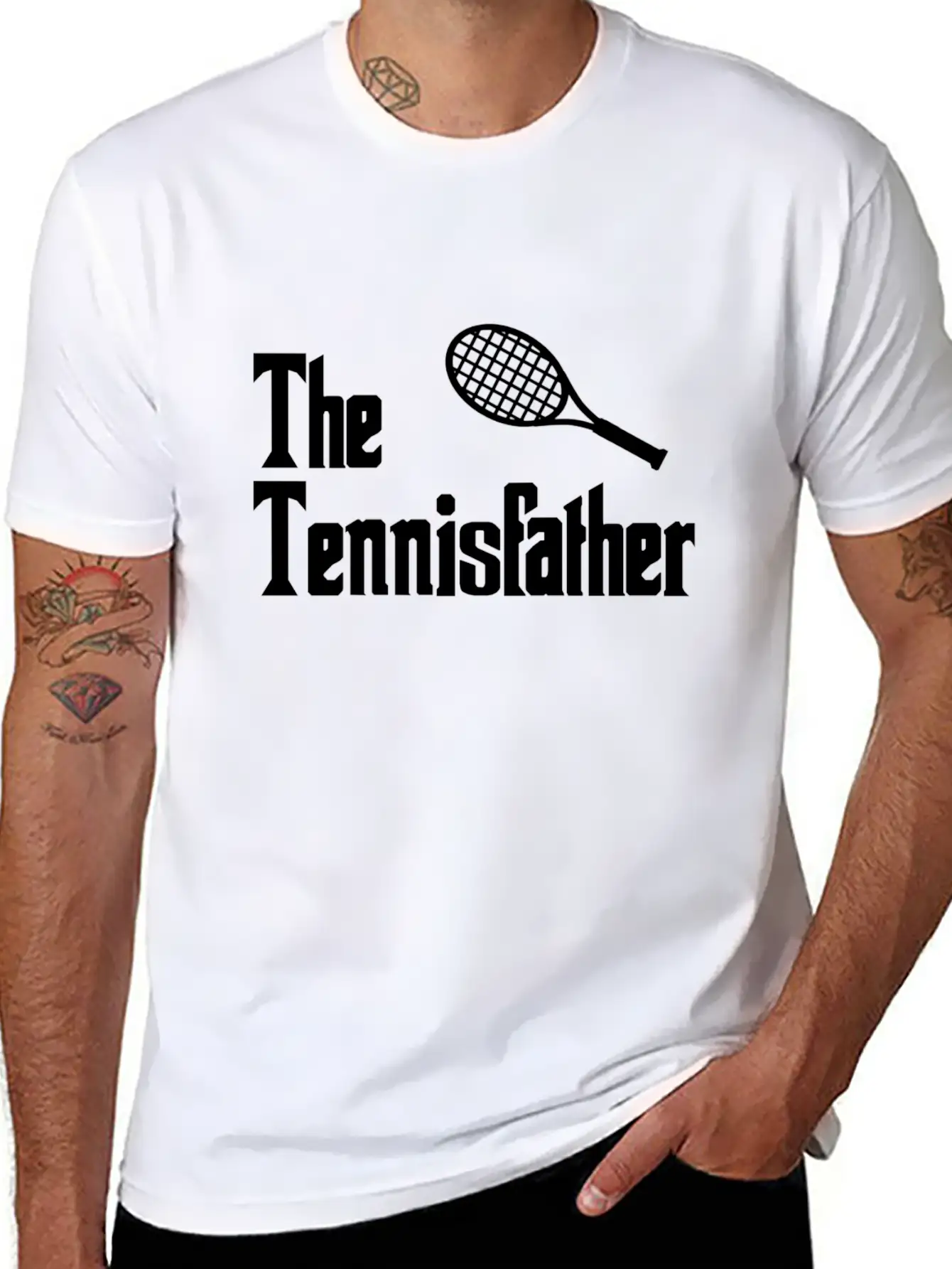 Tennis Ace Best Player Racket Wimbledon Match Unisex Casual T-Shirt – Clean Design For Daily Comfort