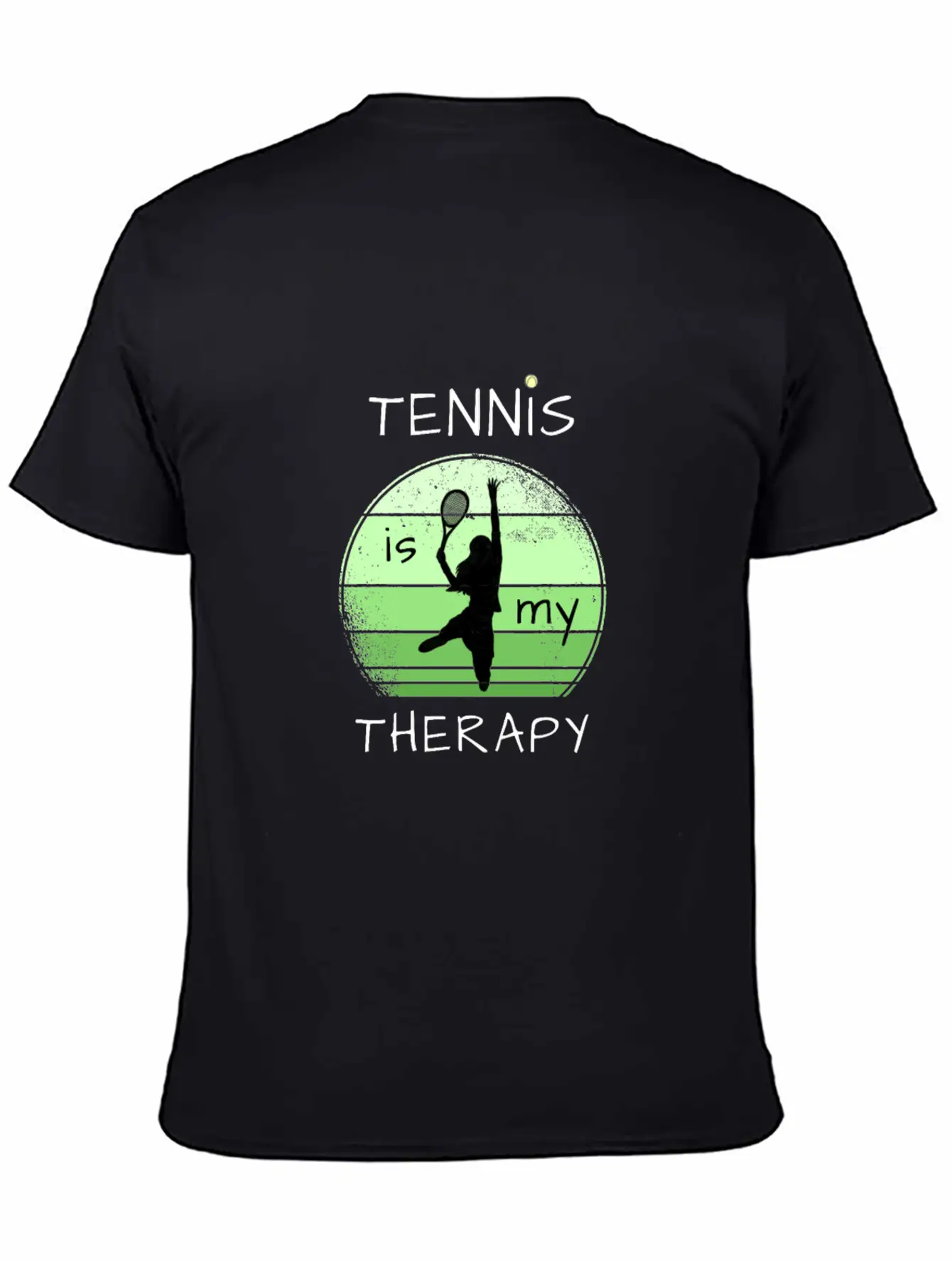 Tennis Is My Therapy Unisex Casual T-Shirt – Clean Design For Daily Comfort