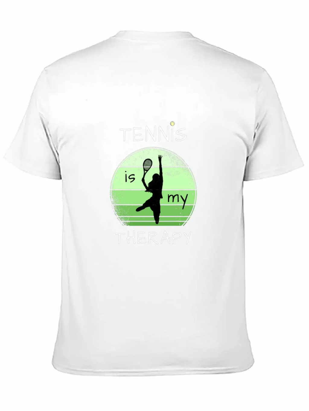 Tennis Is My Therapy Unisex Casual T-Shirt – Clean Design For Daily Comfort
