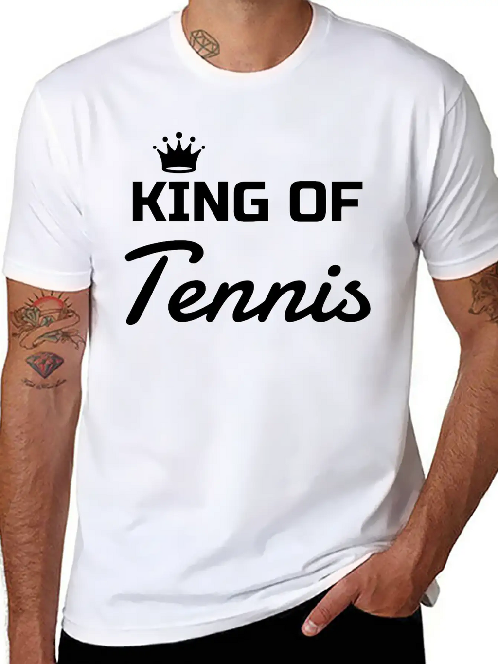 Tennis Tennisman Sport Ball Match Fun Unisex Casual T-Shirt – Clean Design For Daily Comfort