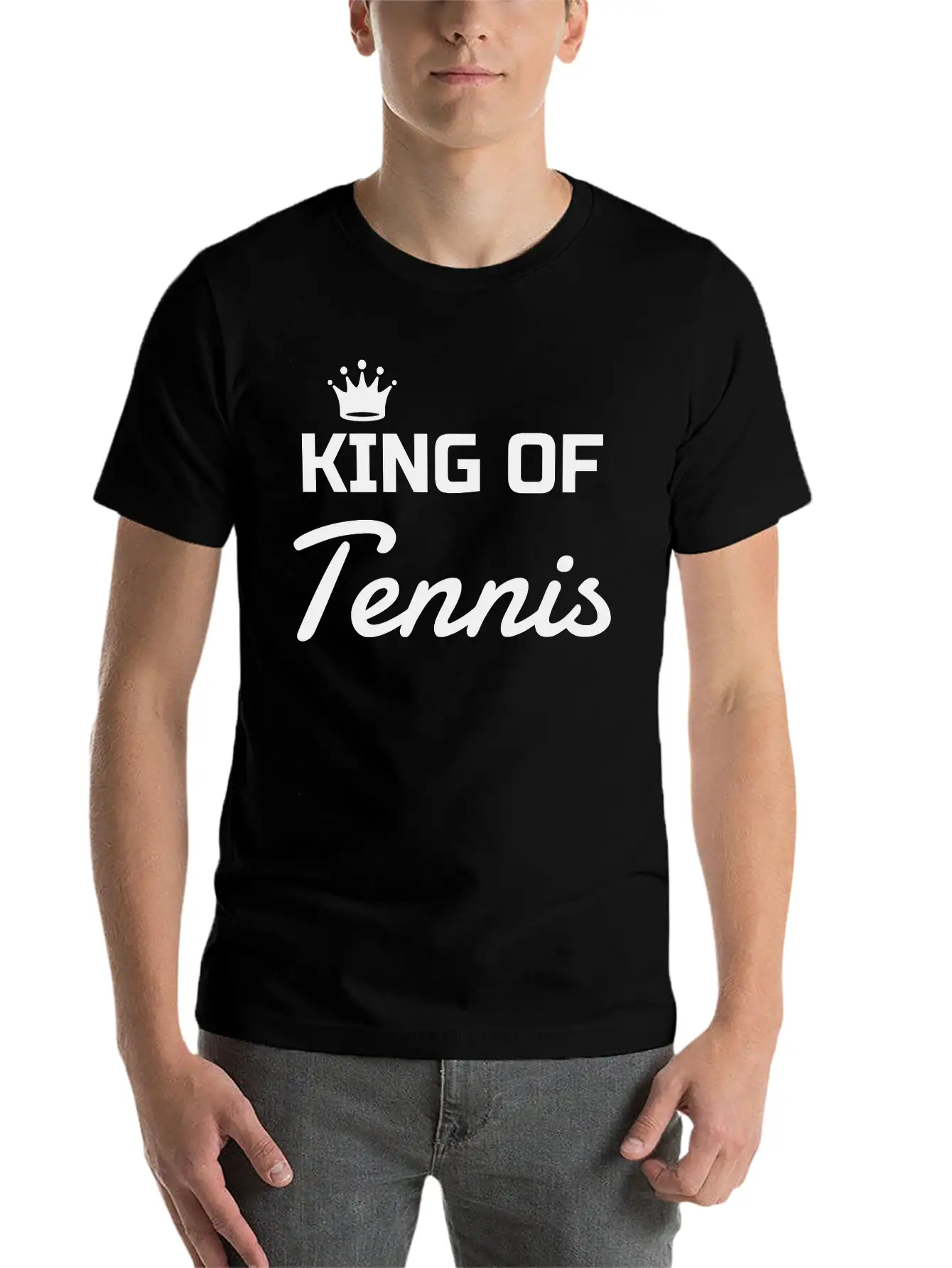 Tennis Tennisman Sport Ball Match Fun Unisex Casual T-Shirt – Clean Design For Daily Comfort