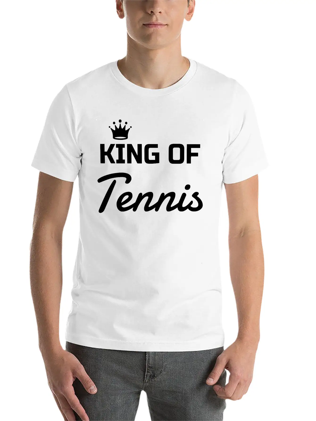 Tennis Tennisman Sport Ball Match Fun Unisex Casual T-Shirt – Clean Design For Daily Comfort