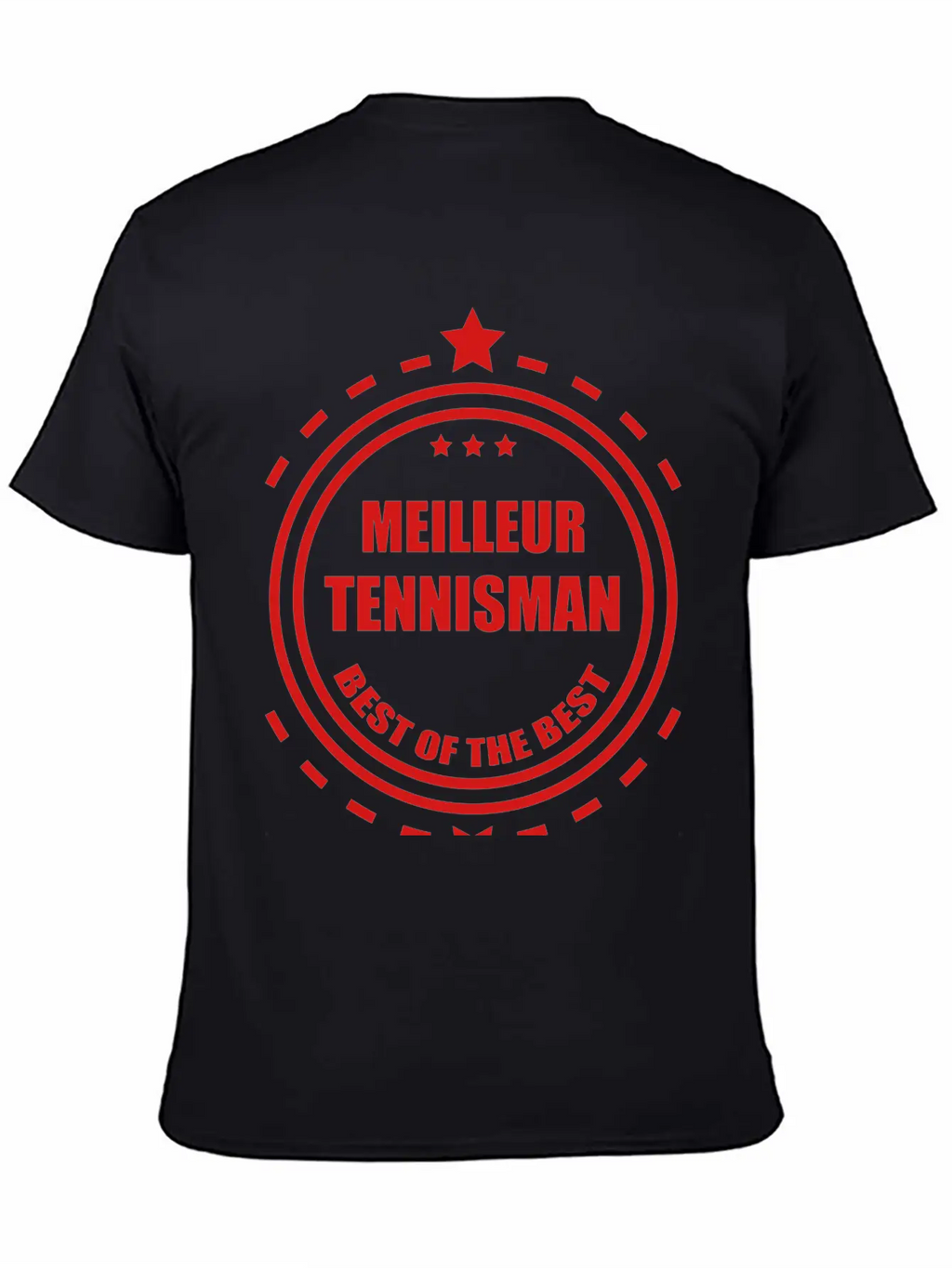 Tennis Tennisman Sport Ball Match Fun Unisex Short Sleeve Soft Cotton T-Shirt – Casual Everyday Wear