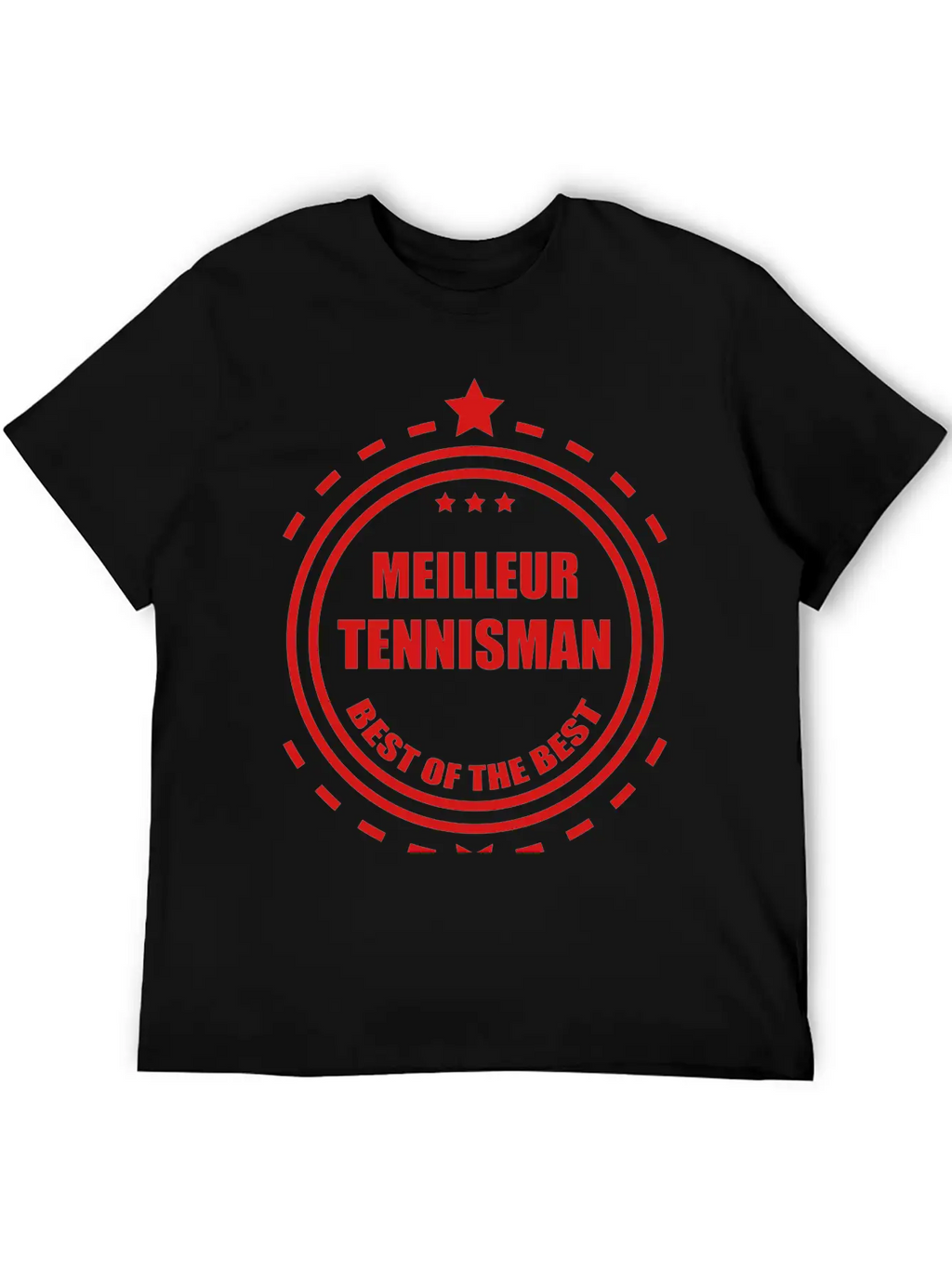 Tennis Tennisman Sport Ball Match Fun Unisex Short Sleeve Soft Cotton T-Shirt – Casual Everyday Wear