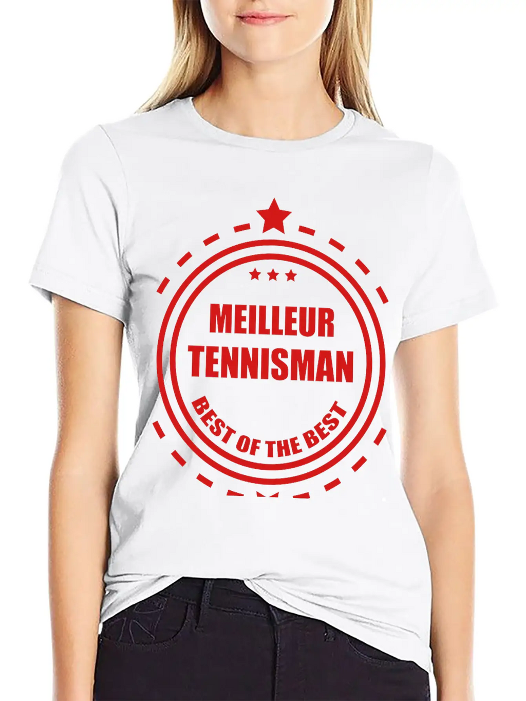Tennis Tennisman Sport Ball Match Fun Unisex Short Sleeve Soft Cotton T-Shirt – Casual Everyday Wear