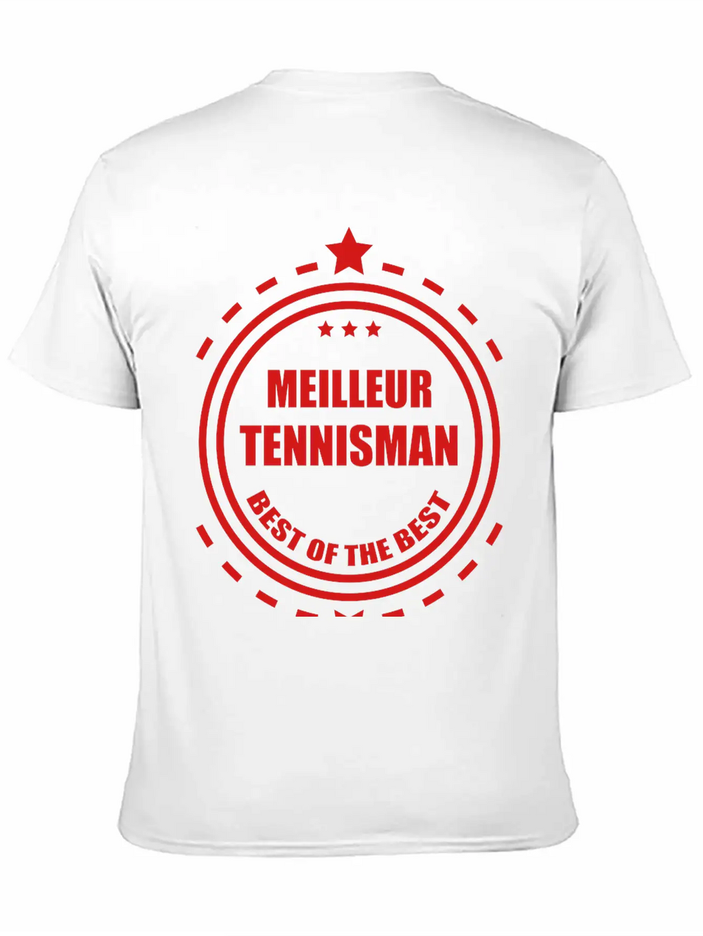 Tennis Tennisman Sport Ball Match Fun Unisex Short Sleeve Soft Cotton T-Shirt – Casual Everyday Wear