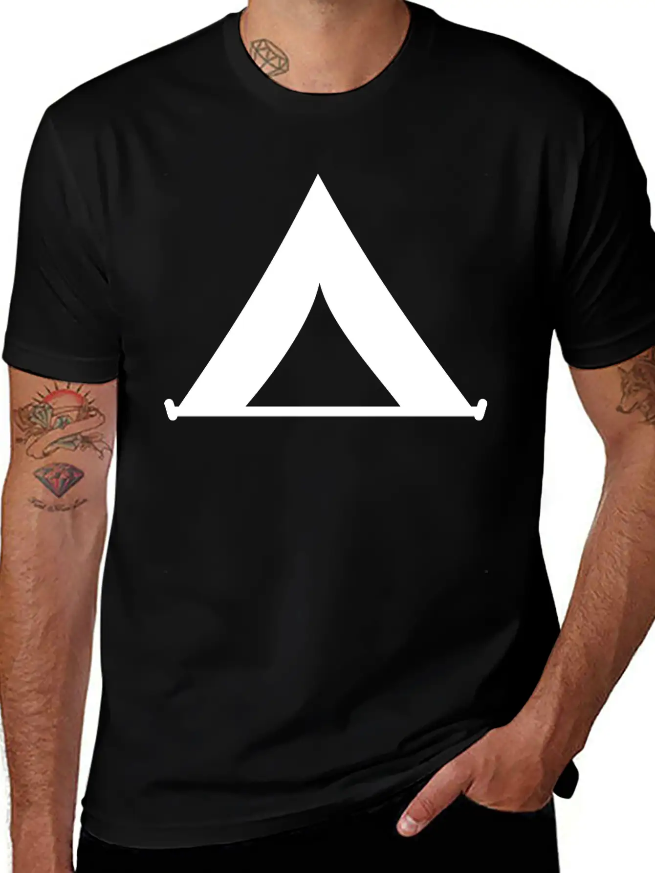 Tent Unisex Casual T-Shirt – Clean Design For Daily Comfort