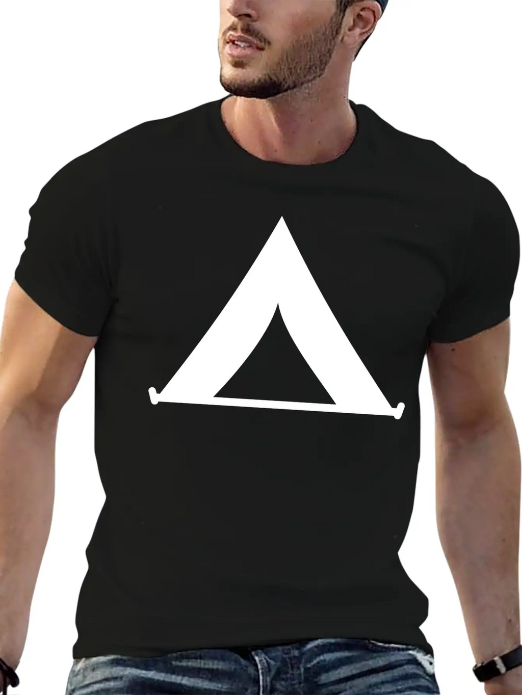Tent Unisex Casual T-Shirt – Clean Design For Daily Comfort