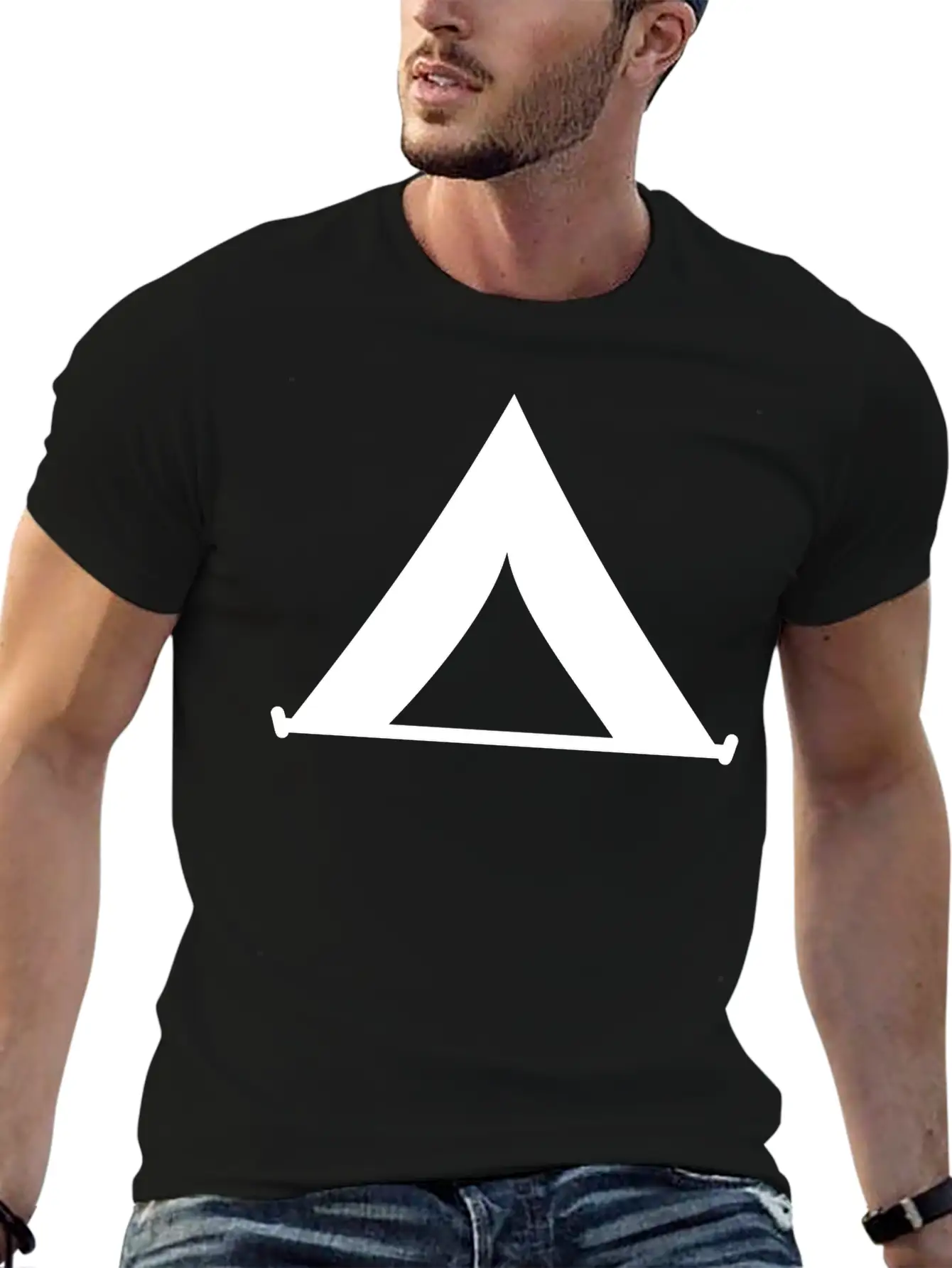 Tent Unisex Casual T-Shirt – Clean Design For Daily Comfort