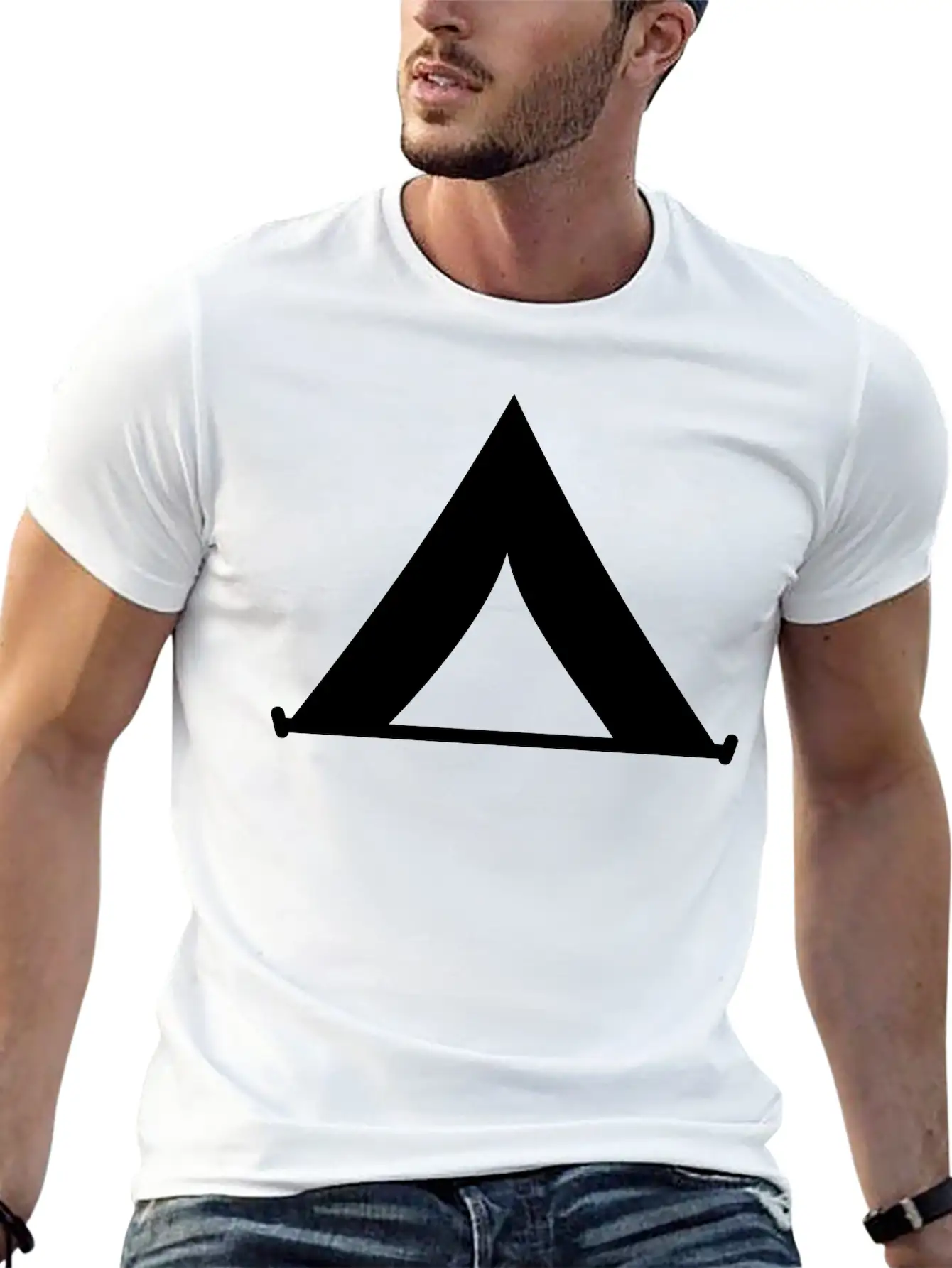 Tent Unisex Casual T-Shirt – Clean Design For Daily Comfort