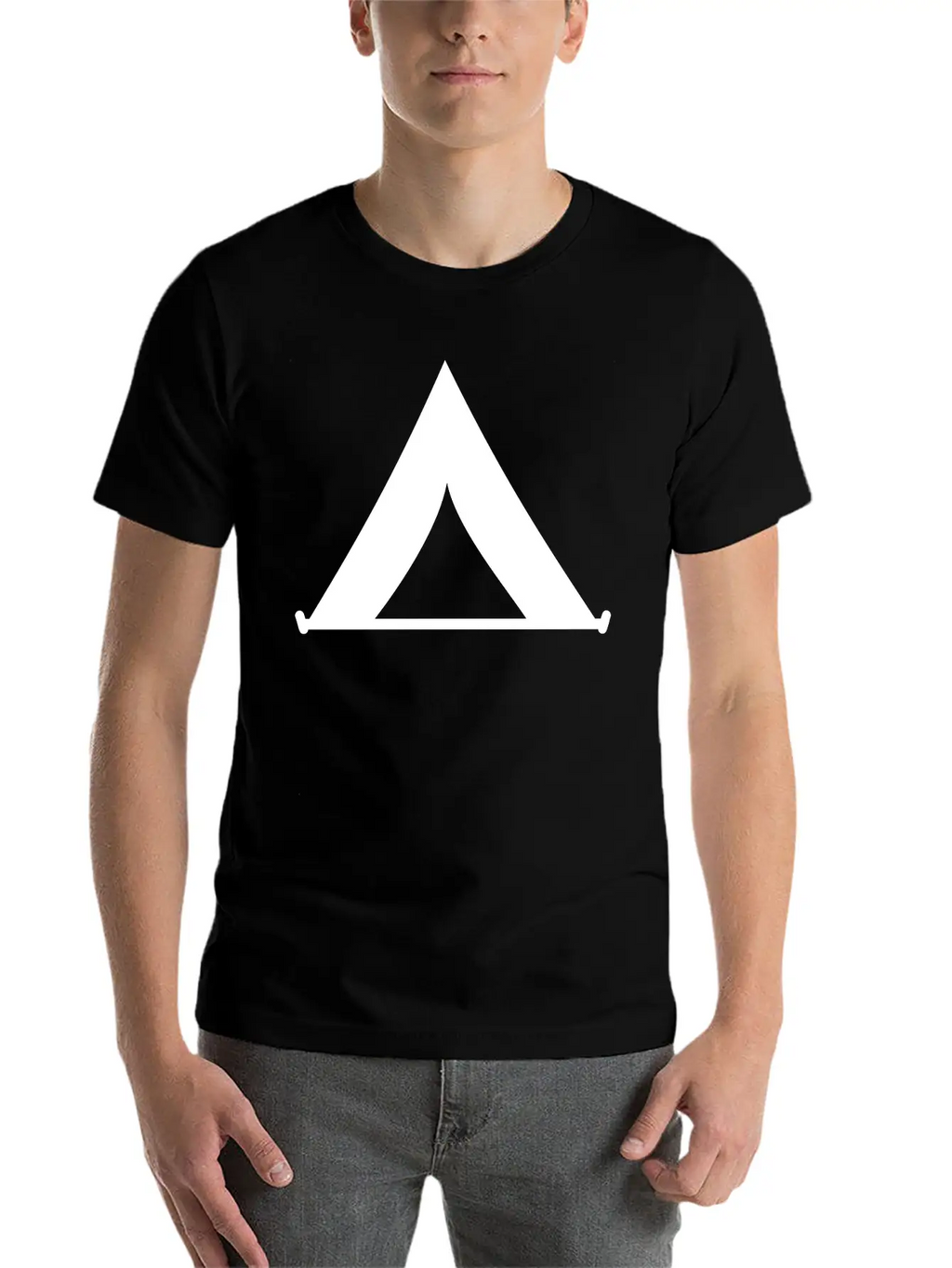 Tent Unisex Casual T-Shirt – Clean Design For Daily Comfort
