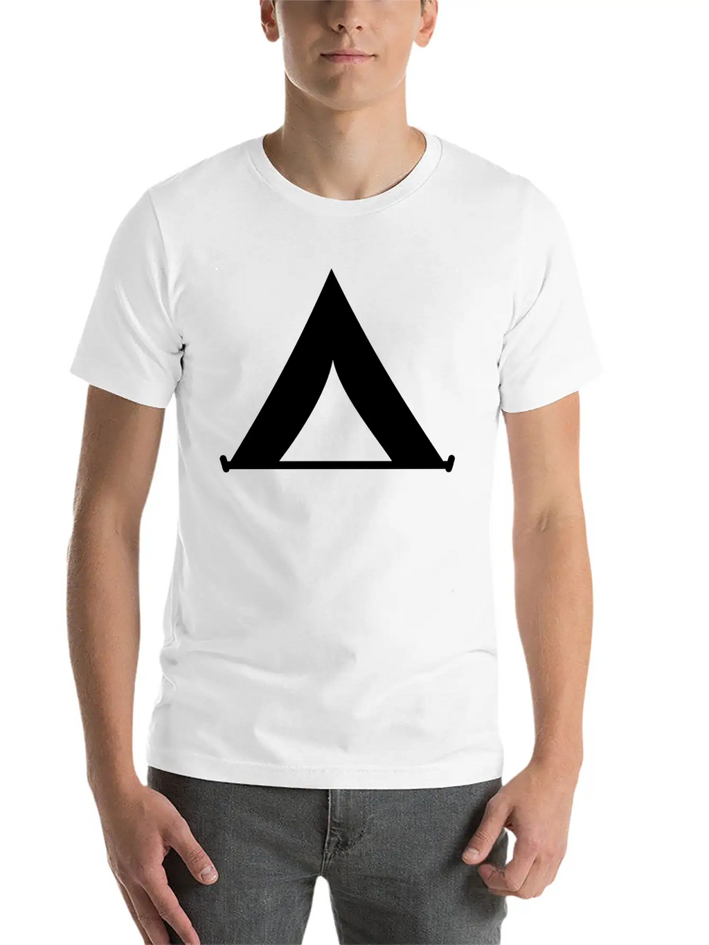 Tent Unisex Casual T-Shirt – Clean Design For Daily Comfort