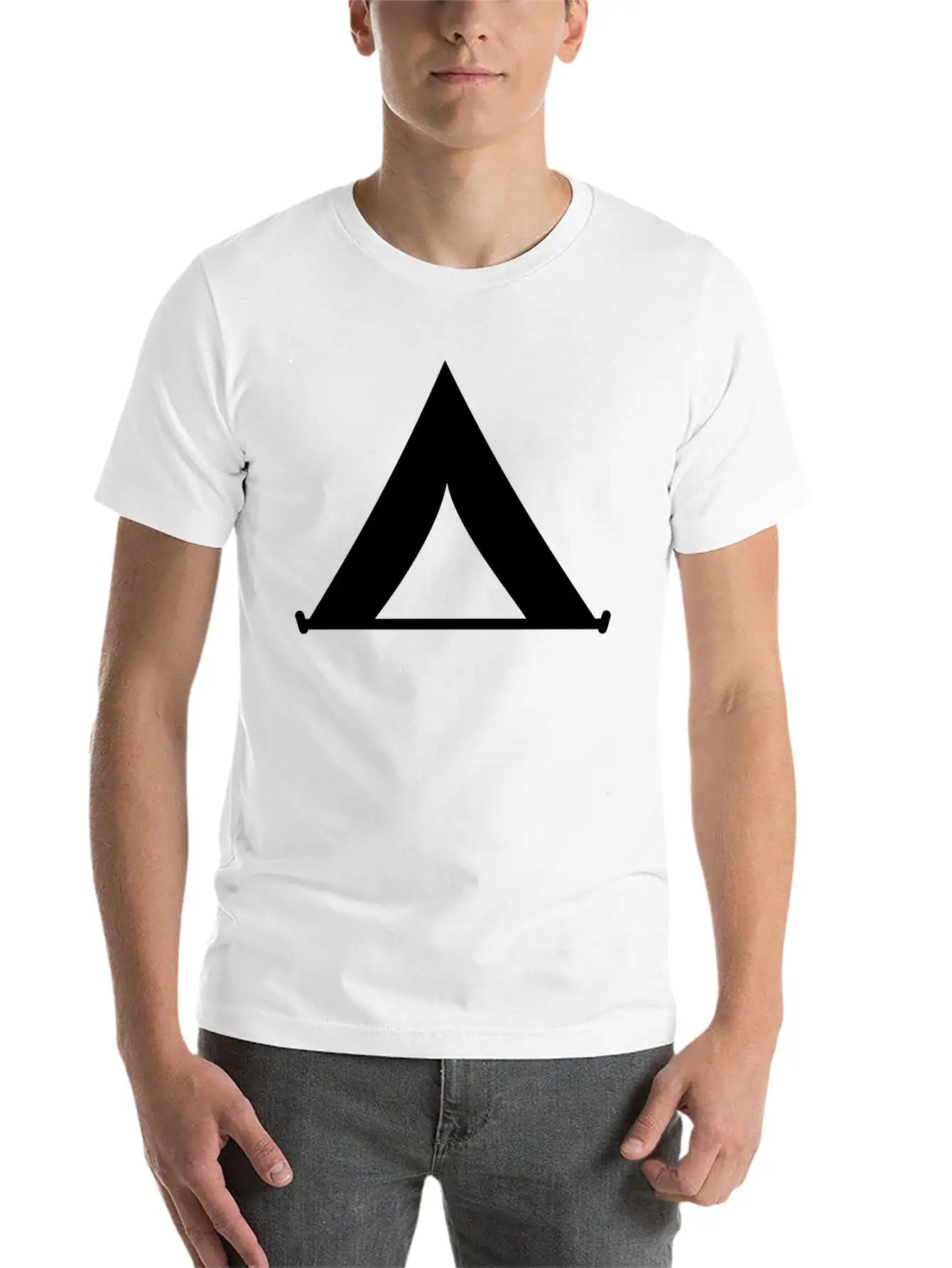 Tent Unisex Casual T-Shirt – Clean Design For Daily Comfort