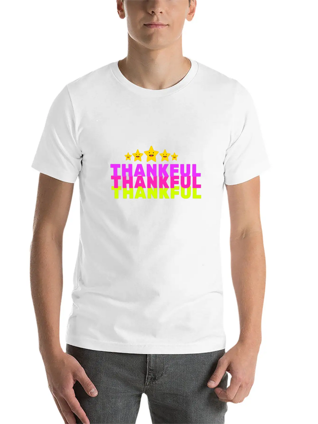 Thankful Unisex Casual T-Shirt – Clean Design For Daily Comfort