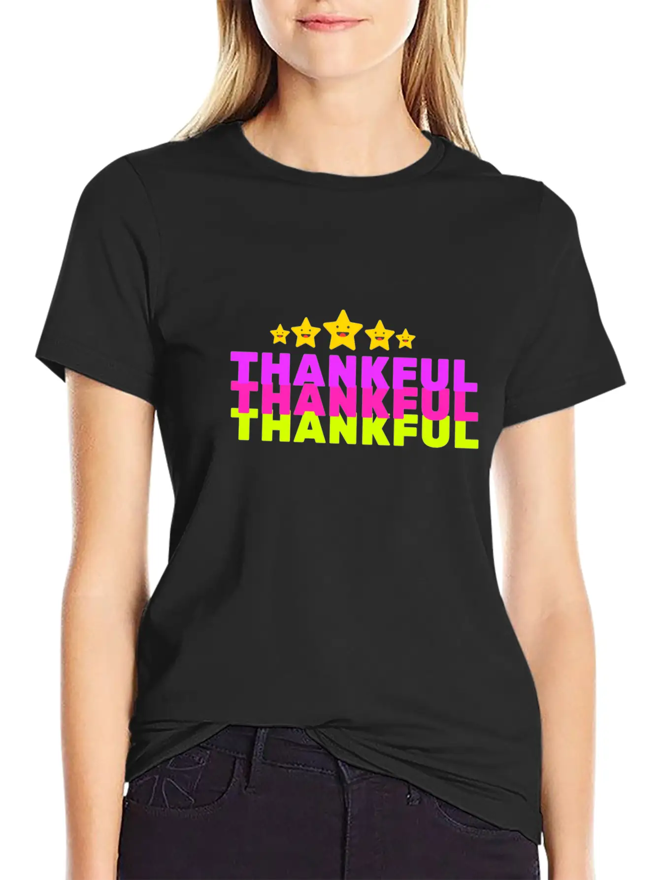 Thankful Unisex Casual T-Shirt – Clean Design For Daily Comfort