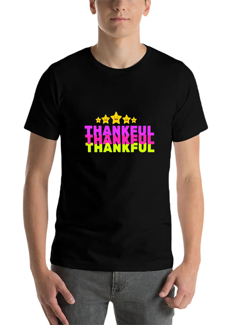 Thankful Unisex Casual T-Shirt – Clean Design For Daily Comfort