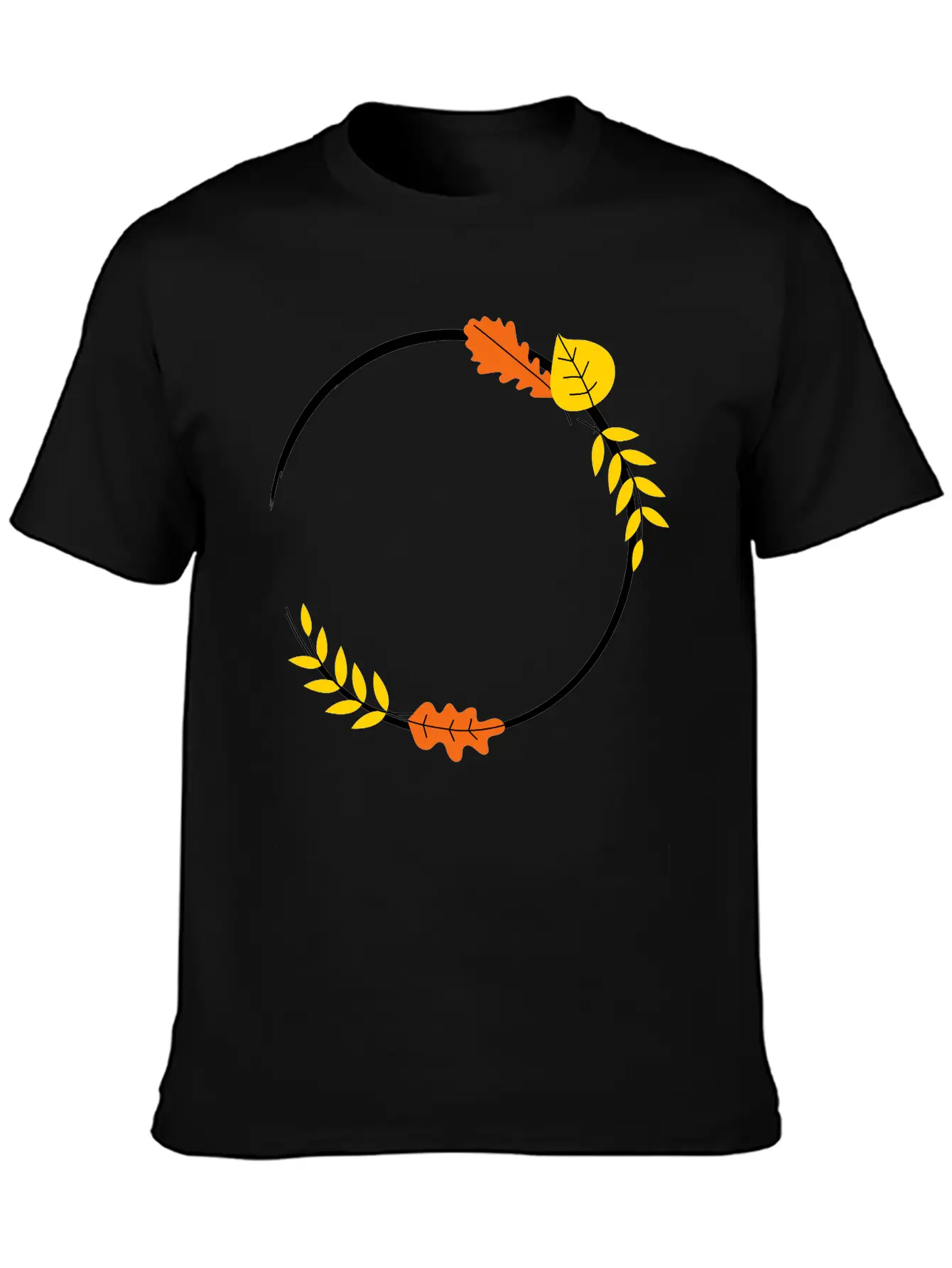 Thanks Giving Gift Autumn Kids Cool Leaf Casual Graphic T-Shirt – Simple And Comfortable Daily Wear