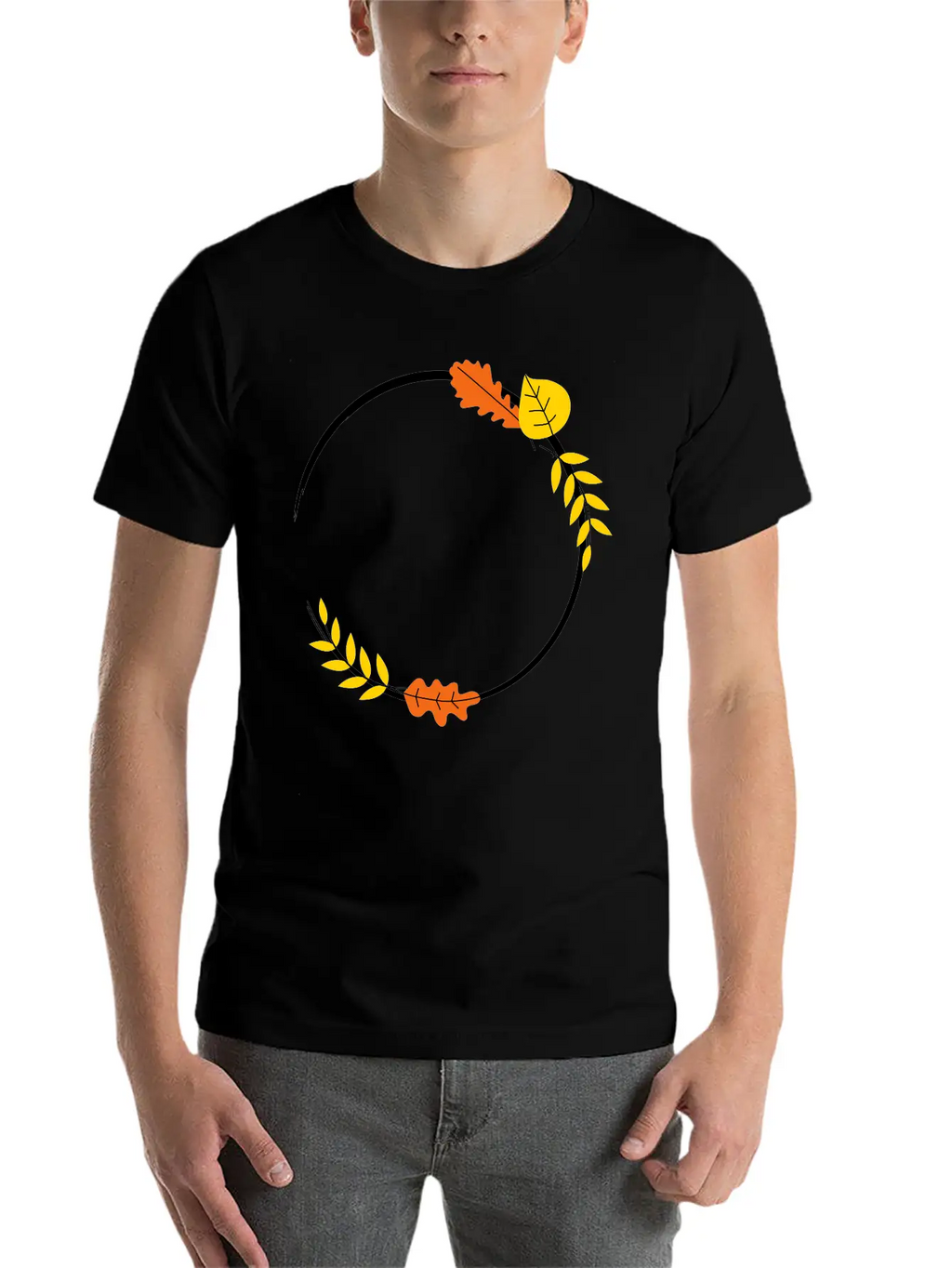 Thanks Giving Gift Autumn Kids Cool Leaf Casual Graphic T-Shirt – Simple And Comfortable Daily Wear