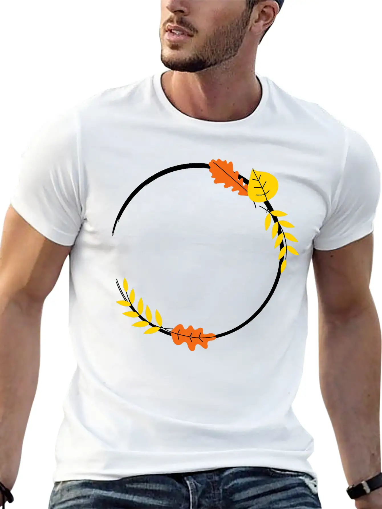 Thanks Giving Gift Autumn Kids Cool Leaf Casual Graphic T-Shirt – Simple And Comfortable Daily Wear