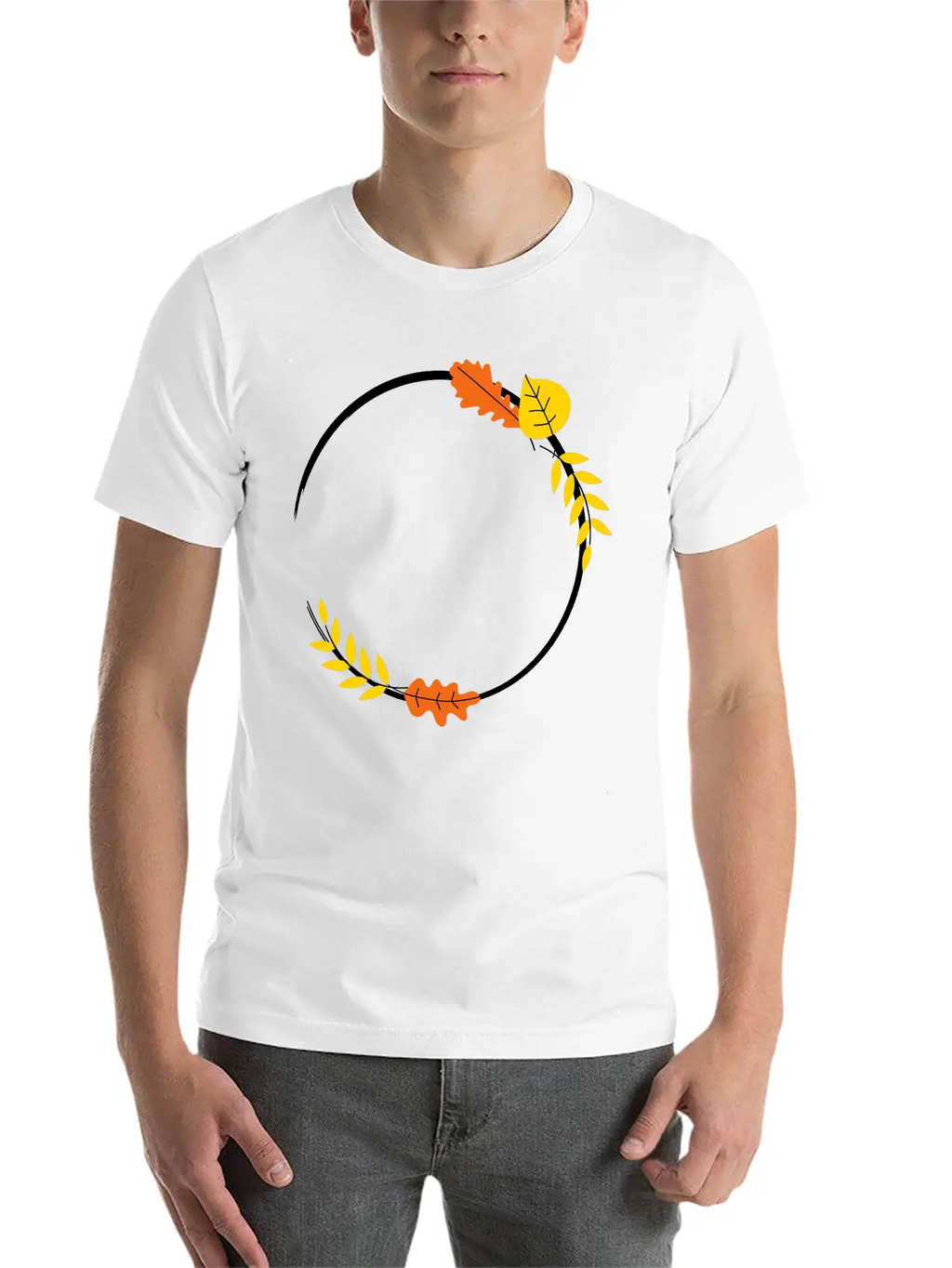 Thanks Giving Gift Autumn Kids Cool Leaf Casual Graphic T-Shirt – Simple And Comfortable Daily Wear