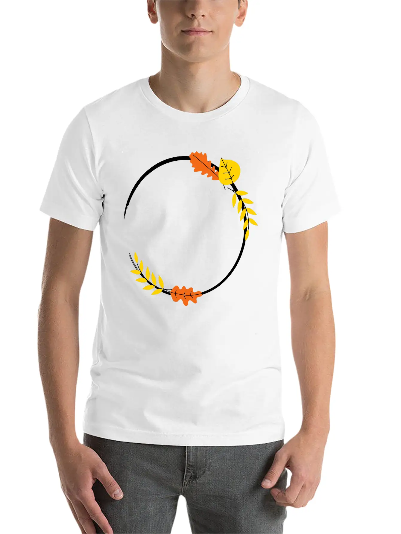 Thanks Giving Gift Autumn Kids Cool Leaf Casual Graphic T-Shirt – Simple And Comfortable Daily Wear