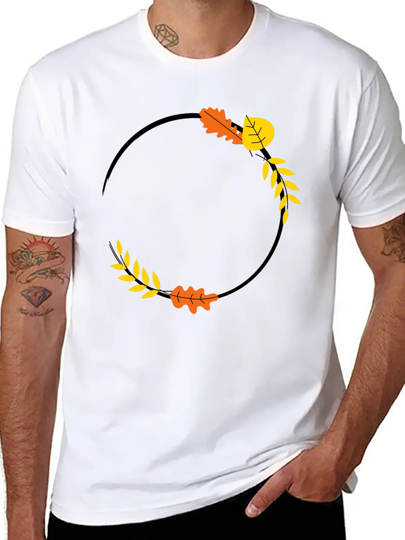 Thanks Giving Gift Autumn Kids Cool Leaf Casual Graphic T-Shirt – Simple And Comfortable Daily Wear
