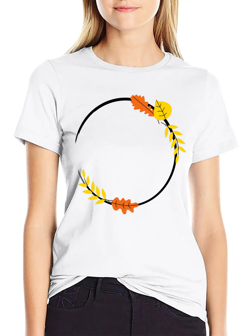 Thanks Giving Gift Autumn Kids Cool Leaf Casual Graphic T-Shirt – Simple And Comfortable Daily Wear