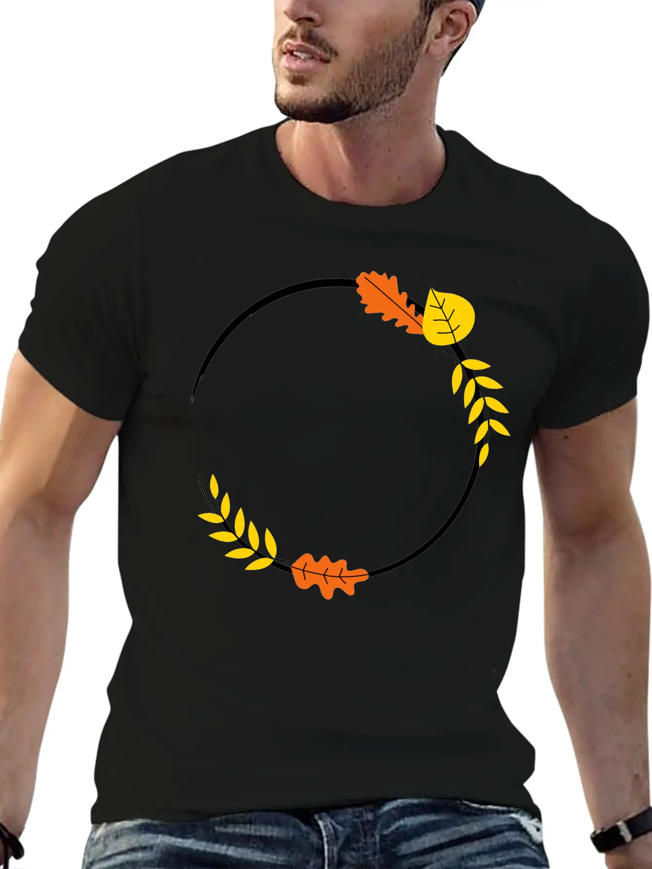 Thanks Giving Gift Autumn Kids Cool Leaf Casual Graphic T-Shirt – Simple And Comfortable Daily Wear