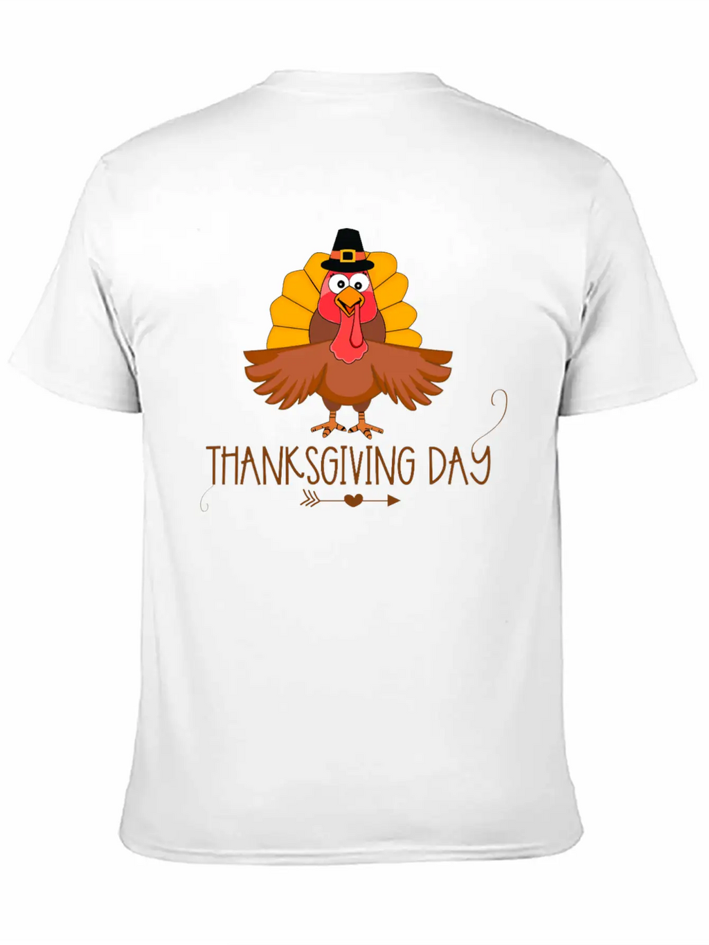 Thanksgiving Day Classic Fit Graphic Tee For Daily Comfort – Unisex Cotton Shirt