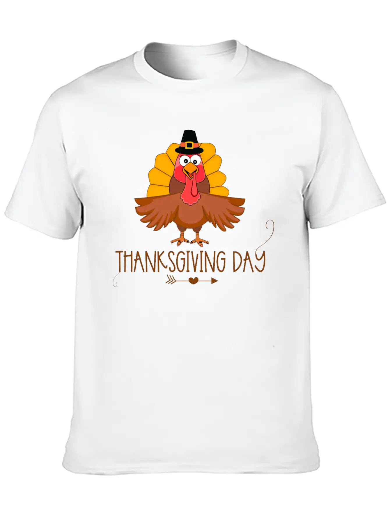 Thanksgiving Day Classic Fit Graphic Tee For Daily Comfort – Unisex Cotton Shirt