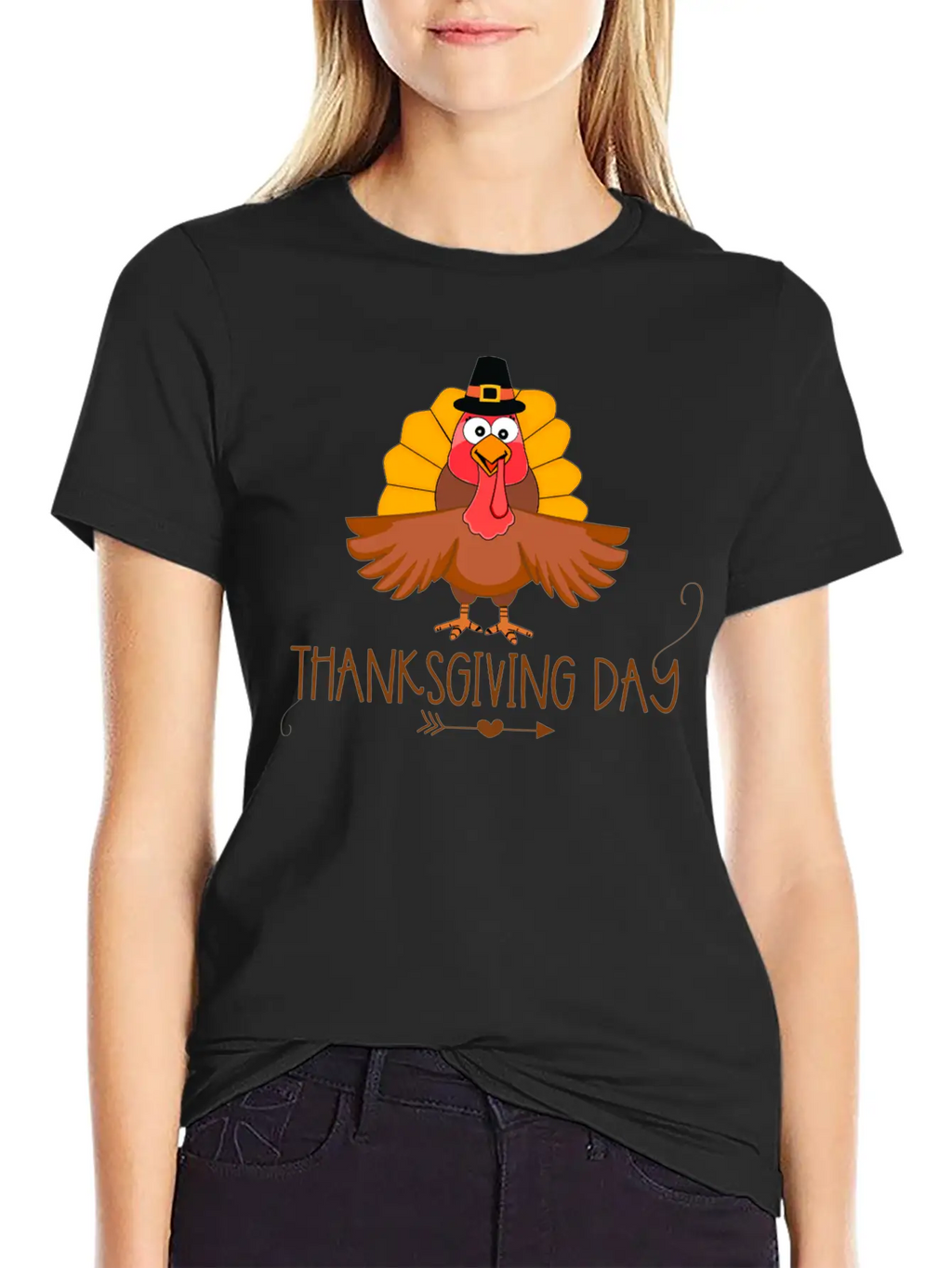 Thanksgiving Day Classic Fit Graphic Tee For Daily Comfort – Unisex Cotton Shirt
